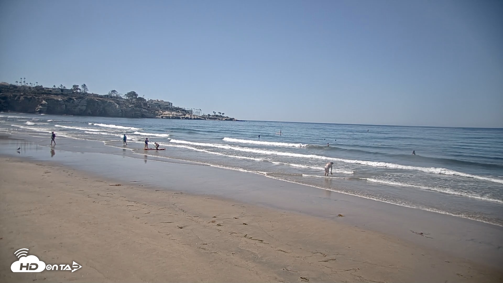 Snapshot of La Jolla Shores Live Surf Cam taken Oct 6, 2026, 1:19pm PDT