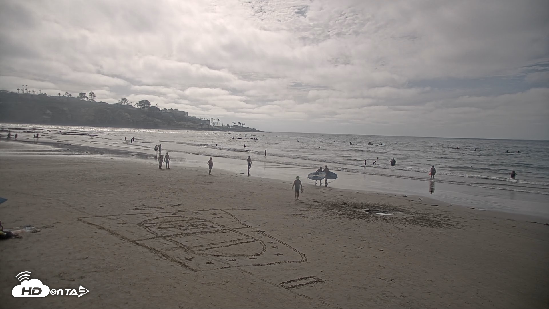 Snapshot of La Jolla Shores Live Surf Cam taken Sep 26, 2026, 3:56pm PDT