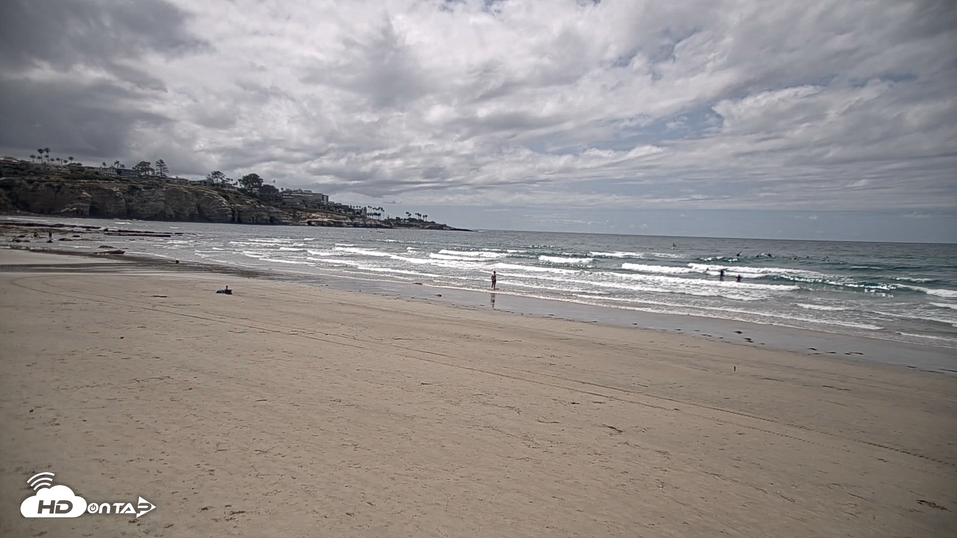 Snapshot of La Jolla Shores Live Surf Cam taken Apr 26, 2026, 2:21pm PDT