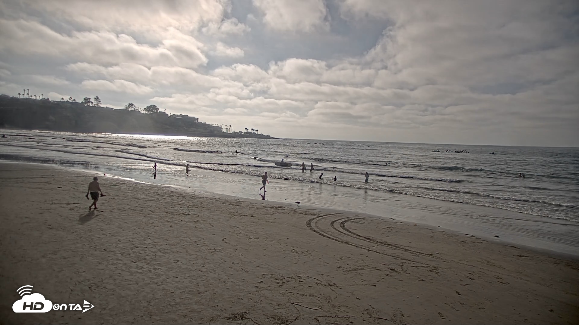 Snapshot of La Jolla Shores Live Surf Cam taken Oct 9, 2026, 4:36pm PDT