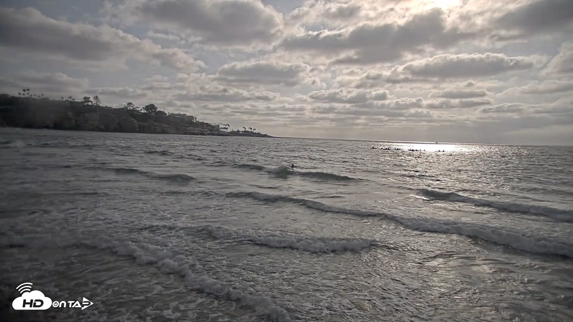 Snapshot of La Jolla Shores Live Surf Cam taken May 23, 2026, 5:58pm PDT