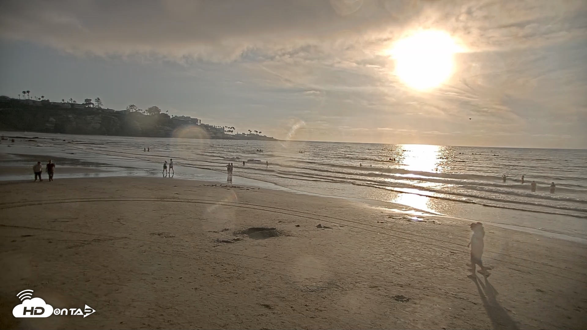 Snapshot of La Jolla Shores Live Surf Cam taken Aug 16, 2026, 6:42pm PDT