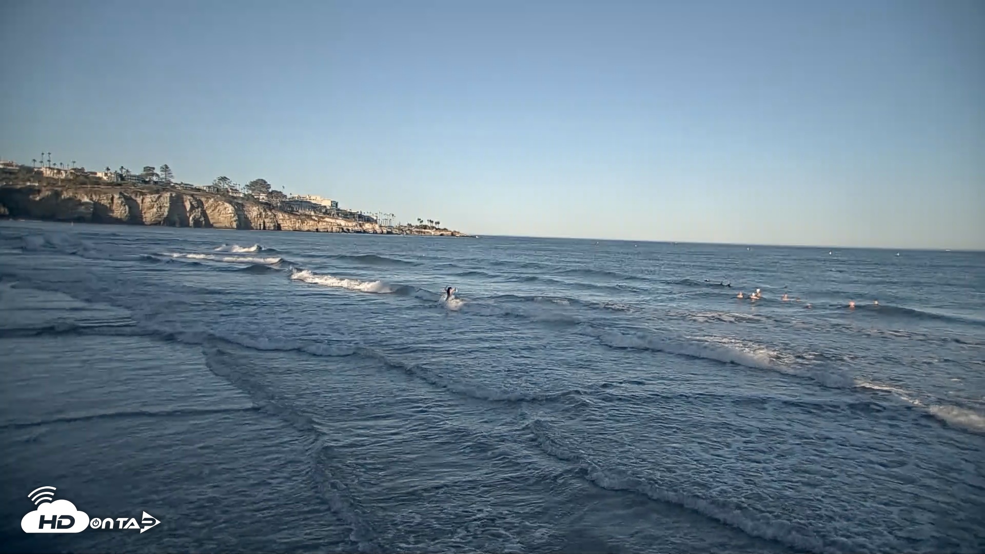 Snapshot of La Jolla Shores Live Surf Cam taken Oct 3, 2026, 7:33am PDT
