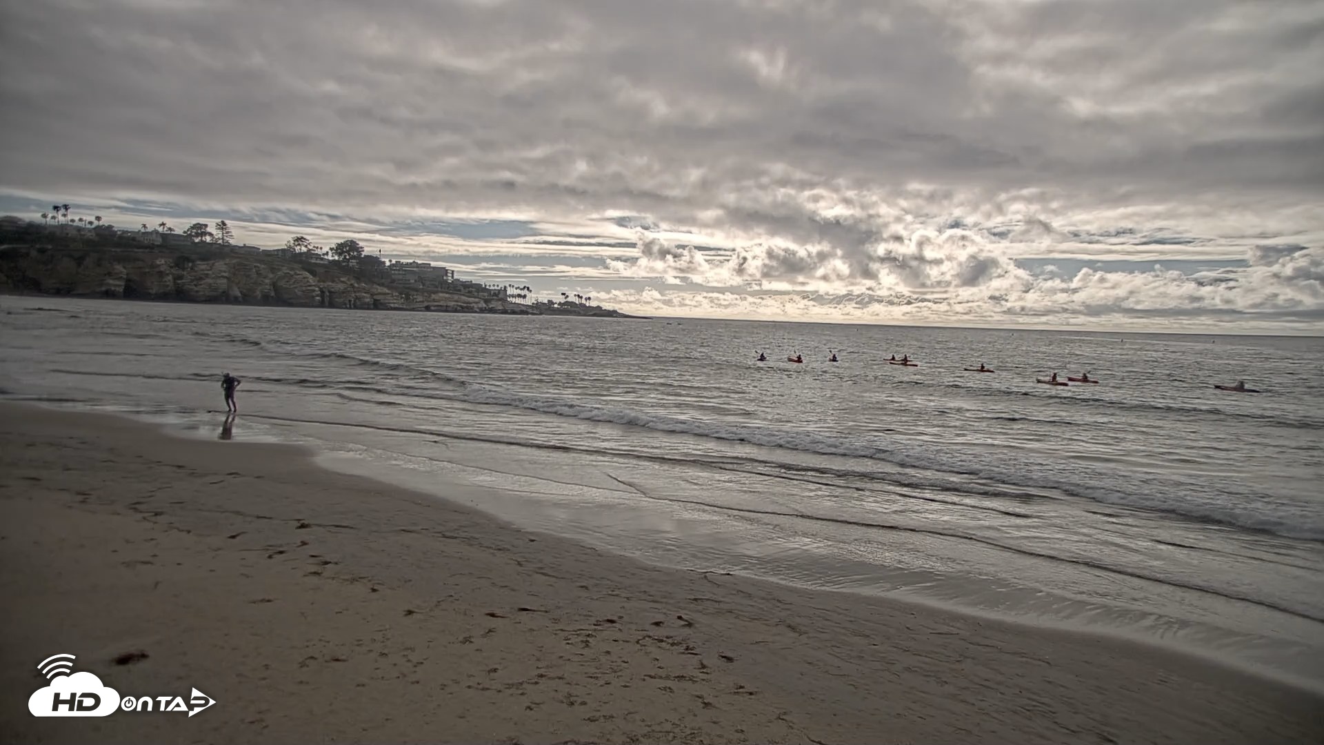 Snapshot of La Jolla Shores Live Surf Cam taken Apr 21, 2026, 5:45pm PDT