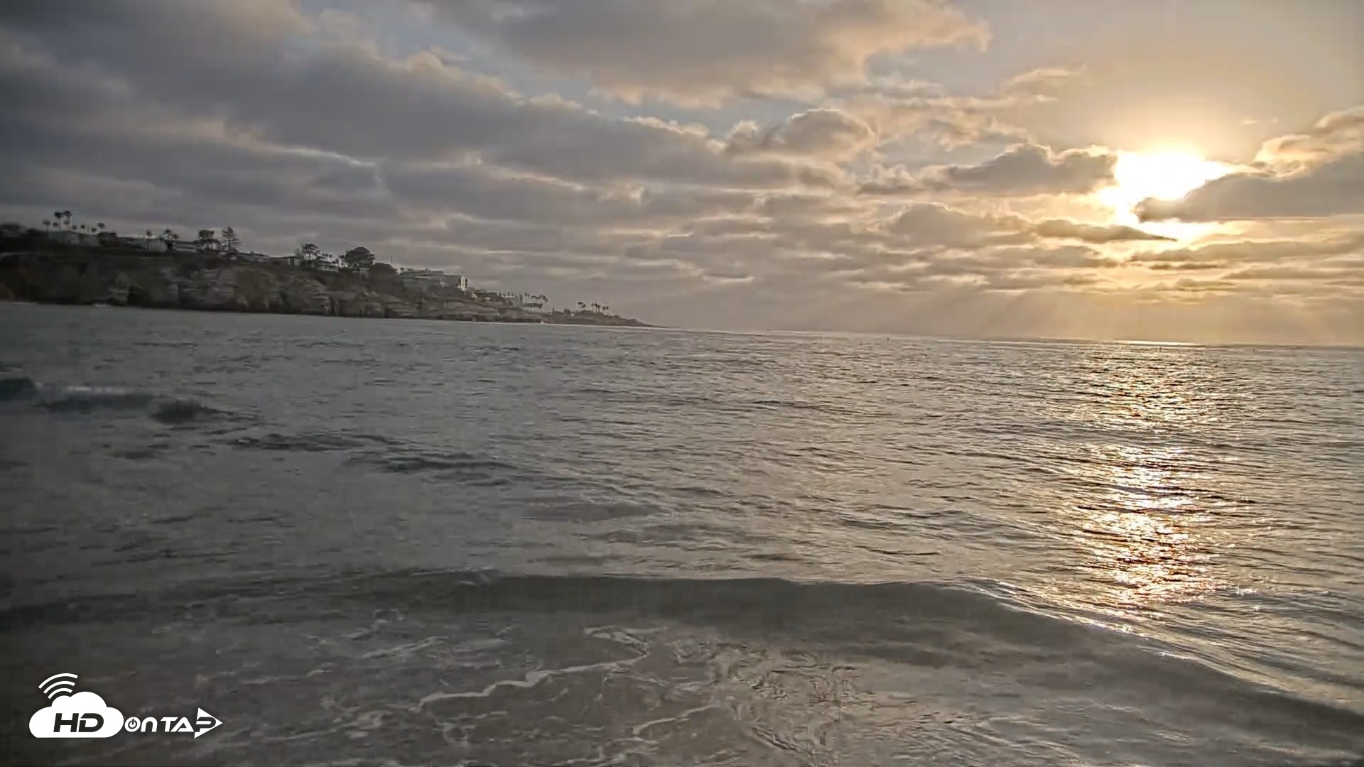 Snapshot of La Jolla Shores Live Surf Cam taken May 14, 2026, 7:01pm PDT
