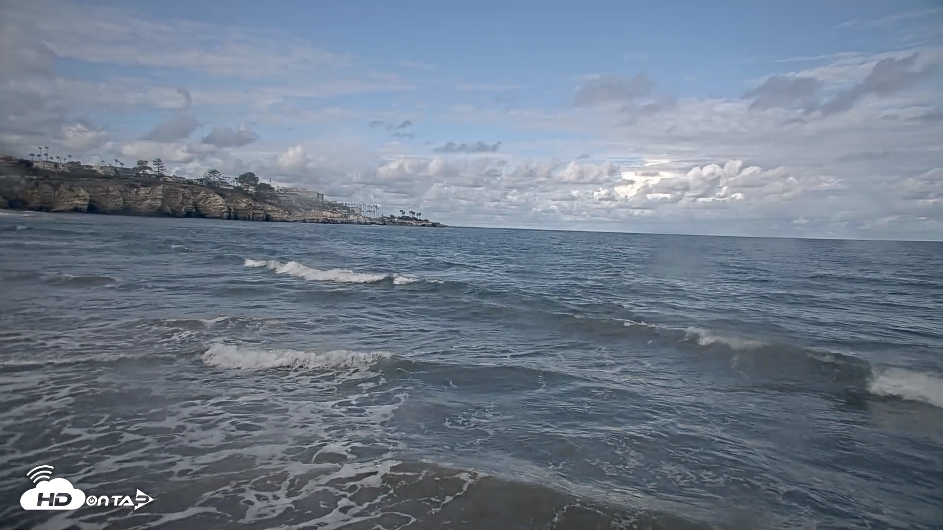 Snapshot of La Jolla Shores Live Surf Cam taken Oct 22, 2026, 9:13am PDT