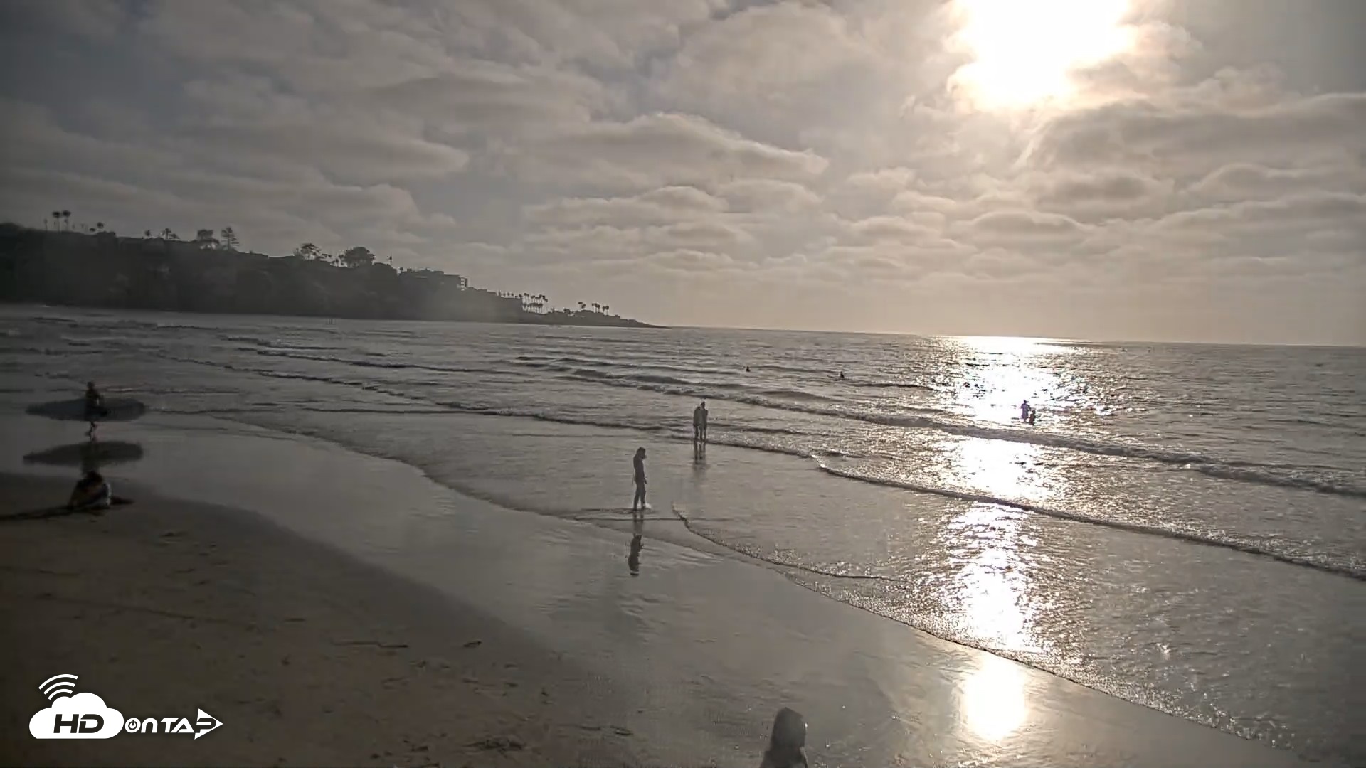 Snapshot of La Jolla Shores Live Surf Cam taken Jul 31, 2026, 6:27pm PDT