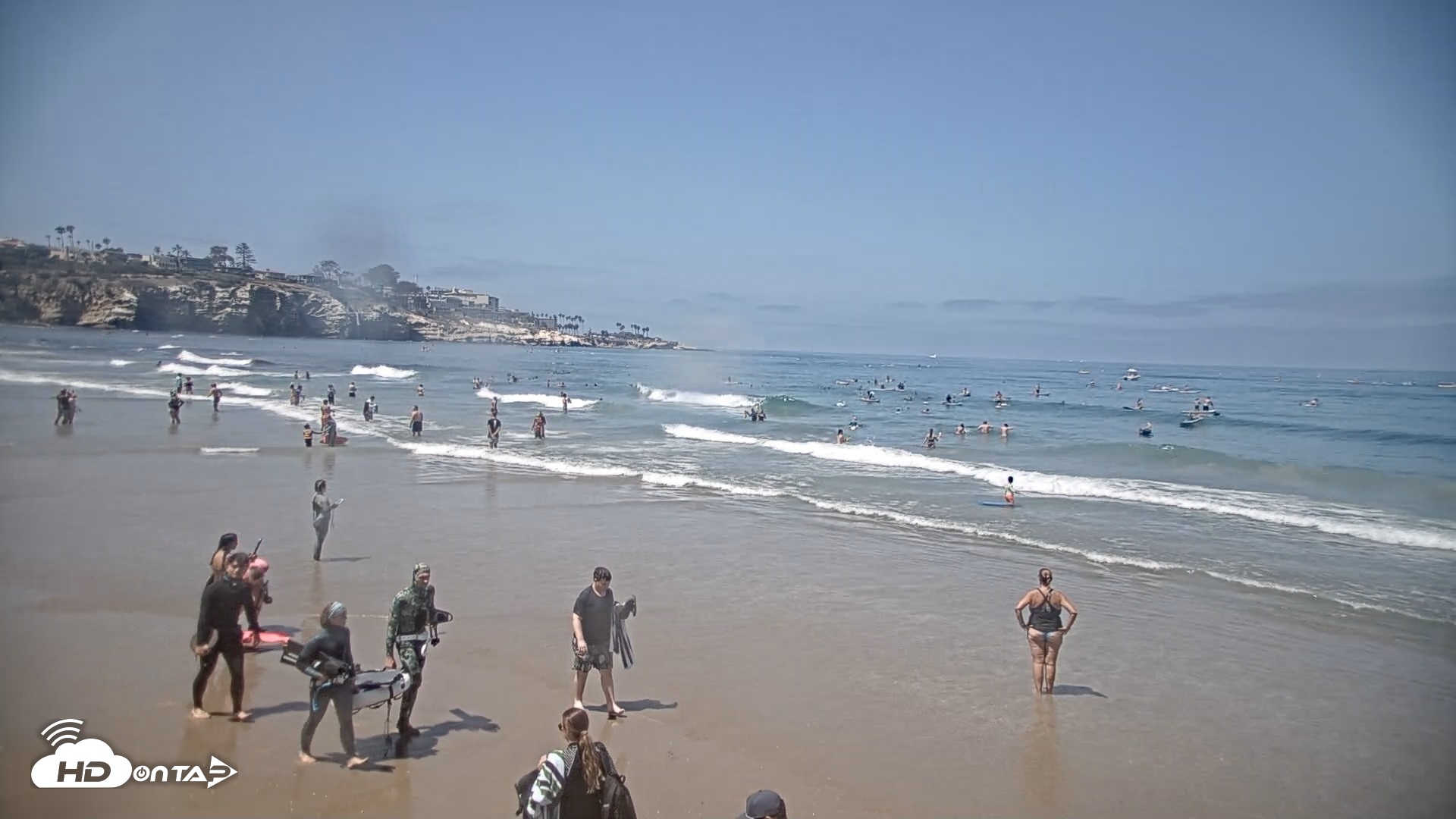 Snapshot of La Jolla Shores Live Surf Cam taken Aug 22, 2026, 12:01pm PDT
