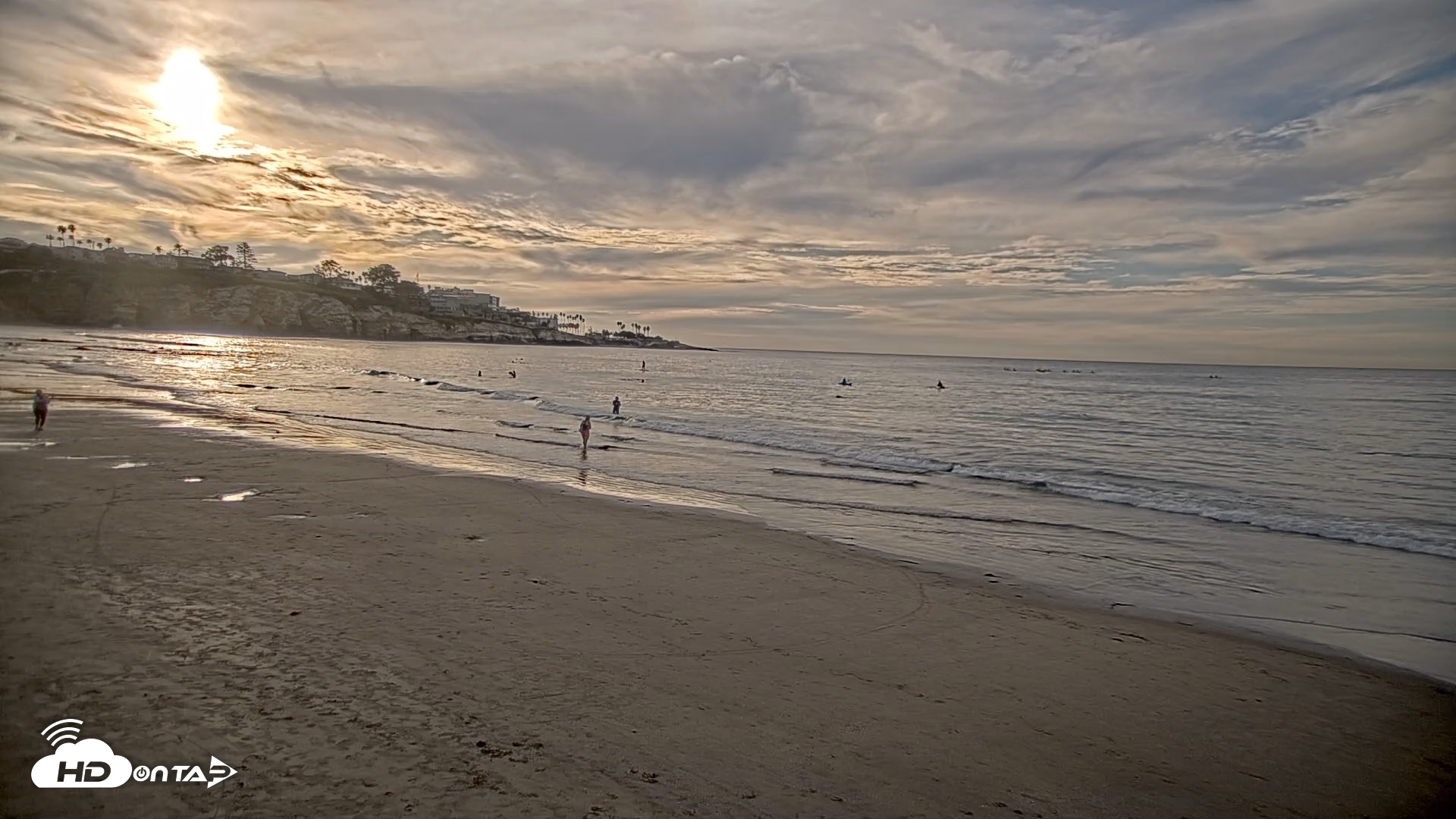 Snapshot of La Jolla Shores Live Surf Cam taken Jan 27, 2026, 4:17pm PST