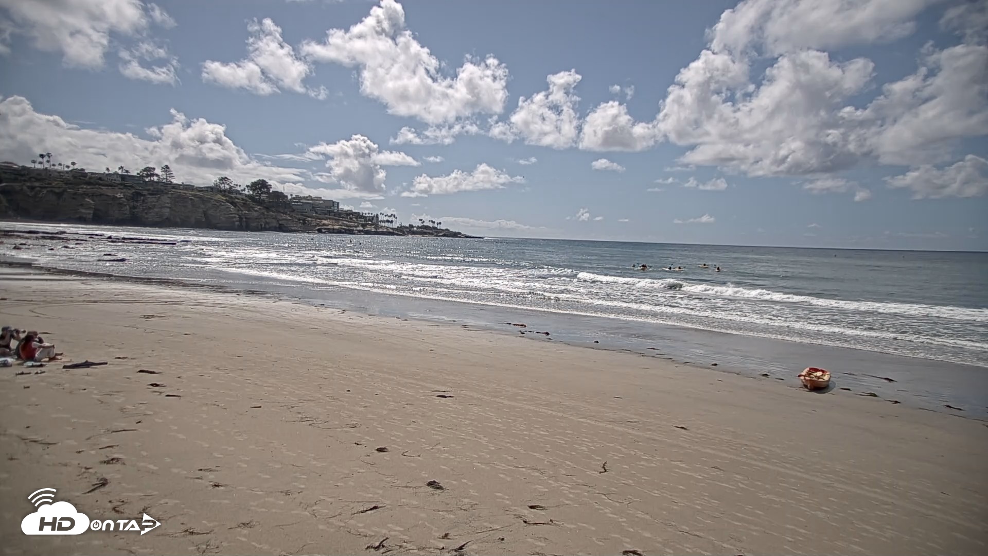 Snapshot of La Jolla Shores Live Surf Cam taken Apr 13, 2026, 3:20pm PDT