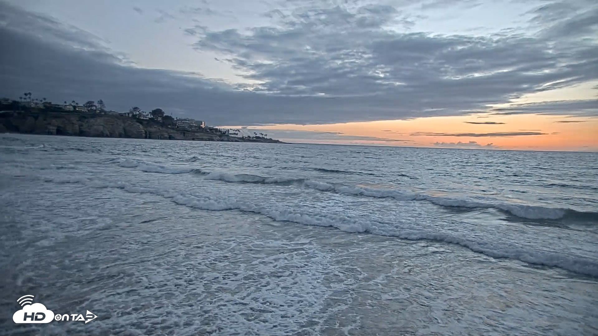 Snapshot of La Jolla Shores Live Surf Cam taken Apr 26, 2026, 7:34pm PDT