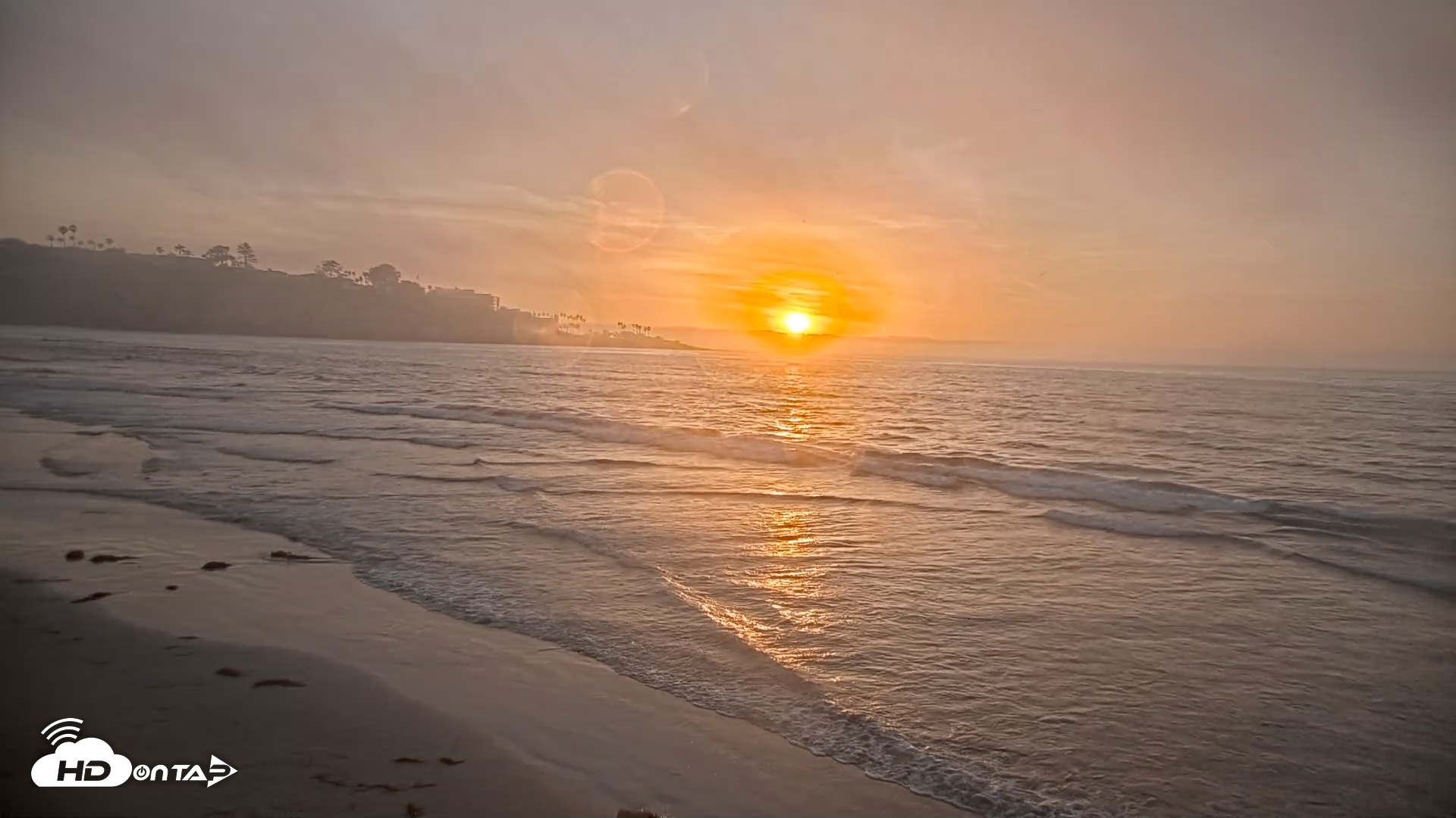 Snapshot of La Jolla Shores Live Surf Cam taken Mar 16, 2026, 6:50pm PDT