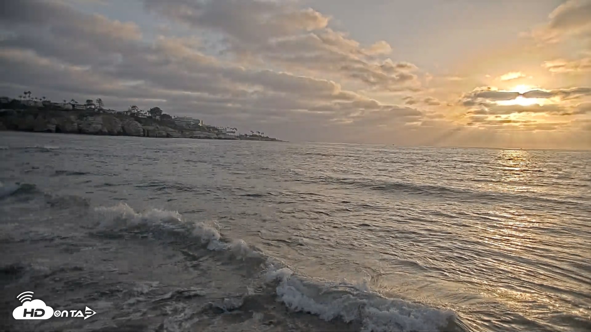 Snapshot of La Jolla Shores Live Surf Cam taken May 14, 2026, 7:10pm PDT