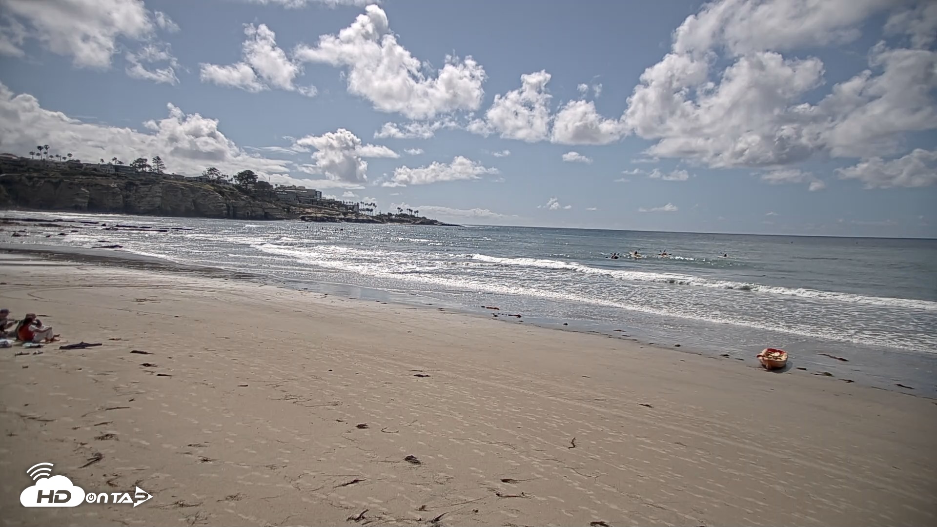Snapshot of La Jolla Shores Live Surf Cam taken Apr 13, 2026, 3:20pm PDT