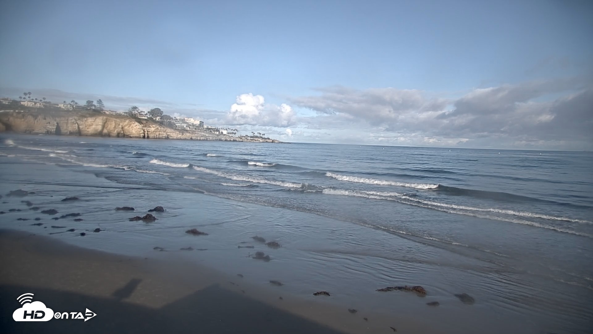 Snapshot of La Jolla Shores Live Surf Cam taken May 29, 2026, 7:26am PDT