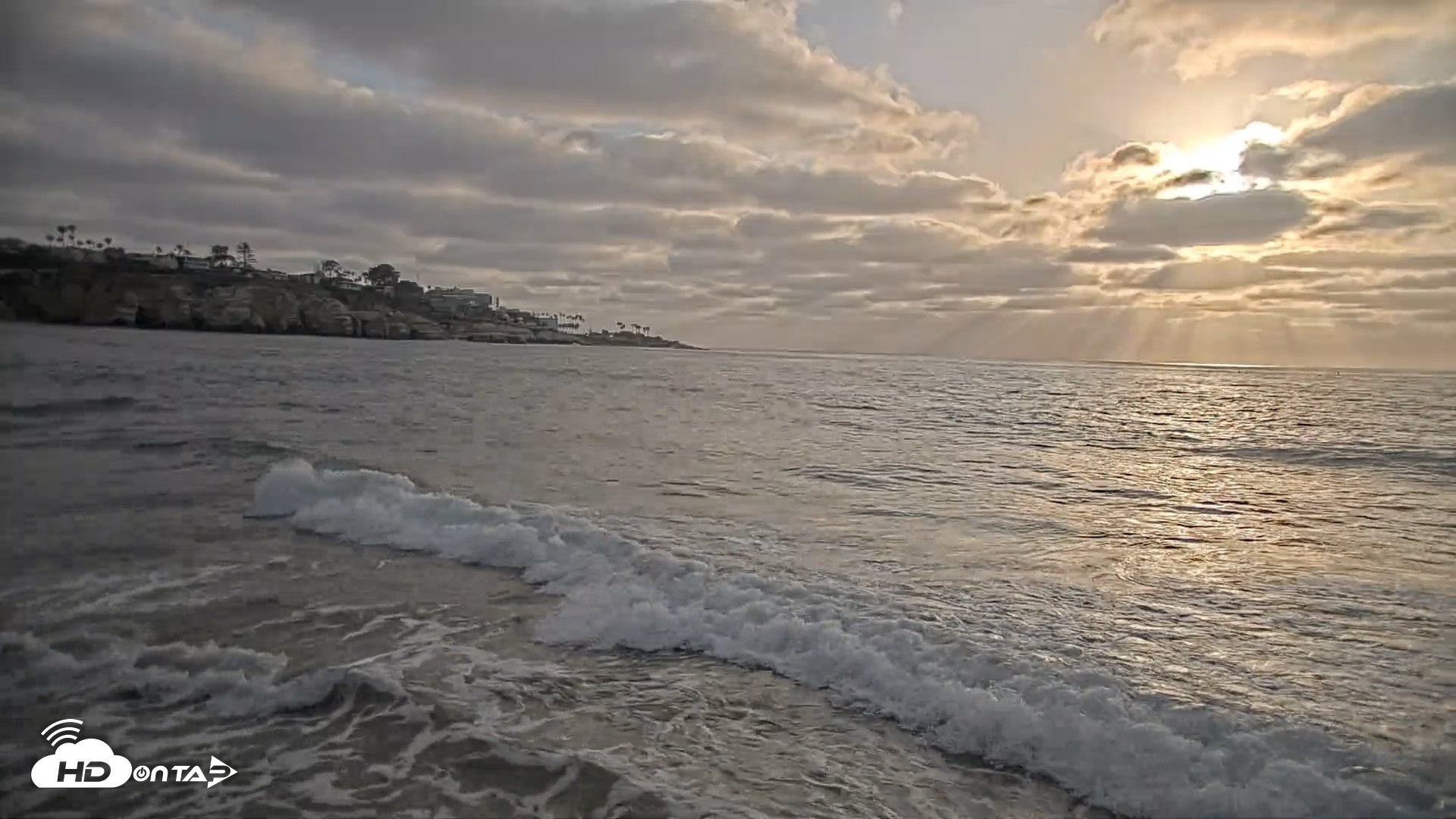 Snapshot of La Jolla Shores Live Surf Cam taken May 14, 2026, 6:56pm PDT