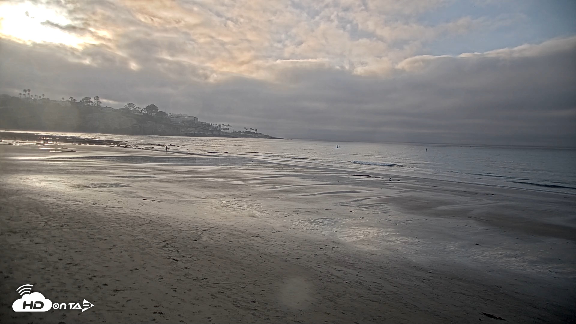 Snapshot of La Jolla Shores Live Surf Cam taken Jan 20, 2026, 4:07pm PST