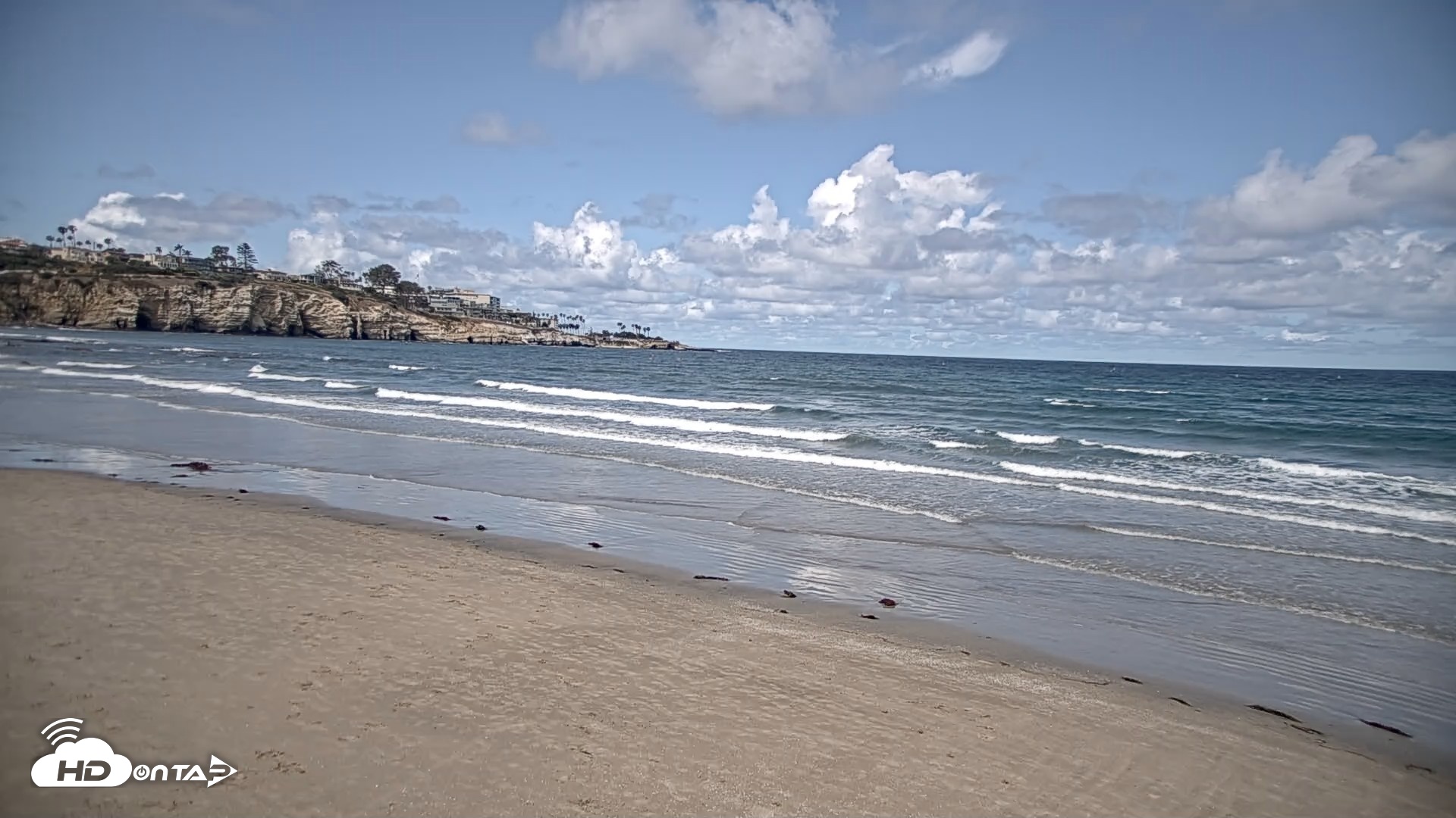Snapshot of La Jolla Shores Live Surf Cam taken May 5, 2026, 11:02am PDT