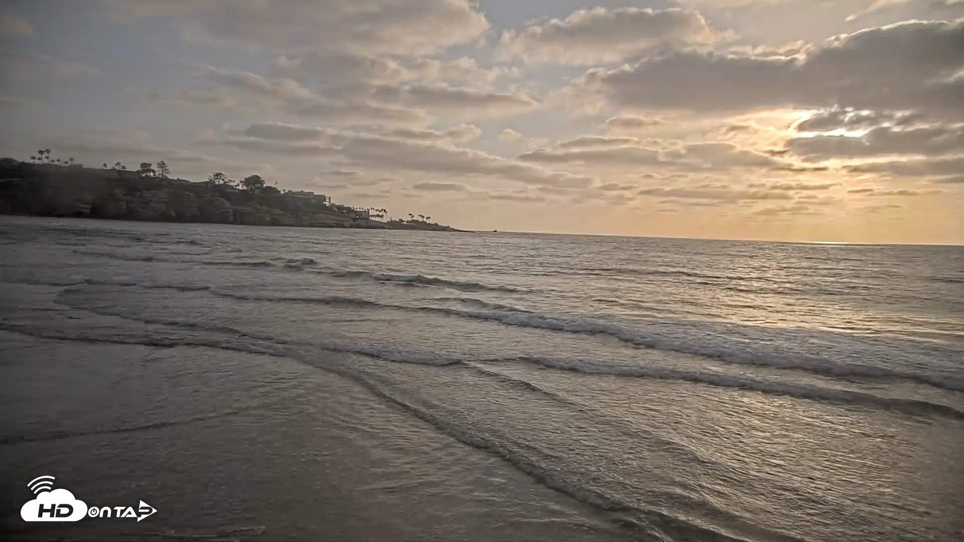 Snapshot of La Jolla Shores Live Surf Cam taken May 22, 2026, 6:58pm PDT