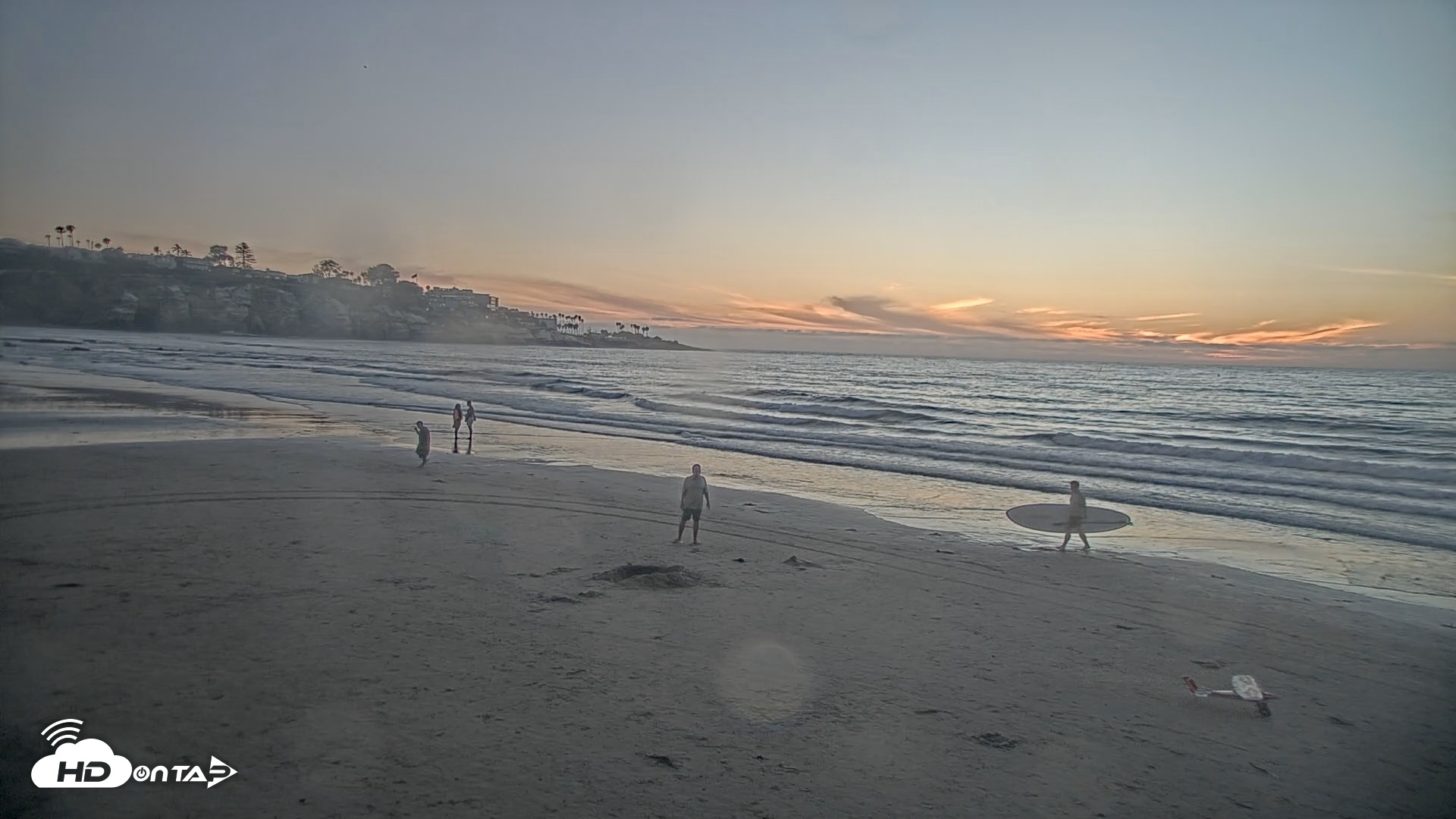 Snapshot of La Jolla Shores Live Surf Cam taken Aug 16, 2026, 7:42pm PDT