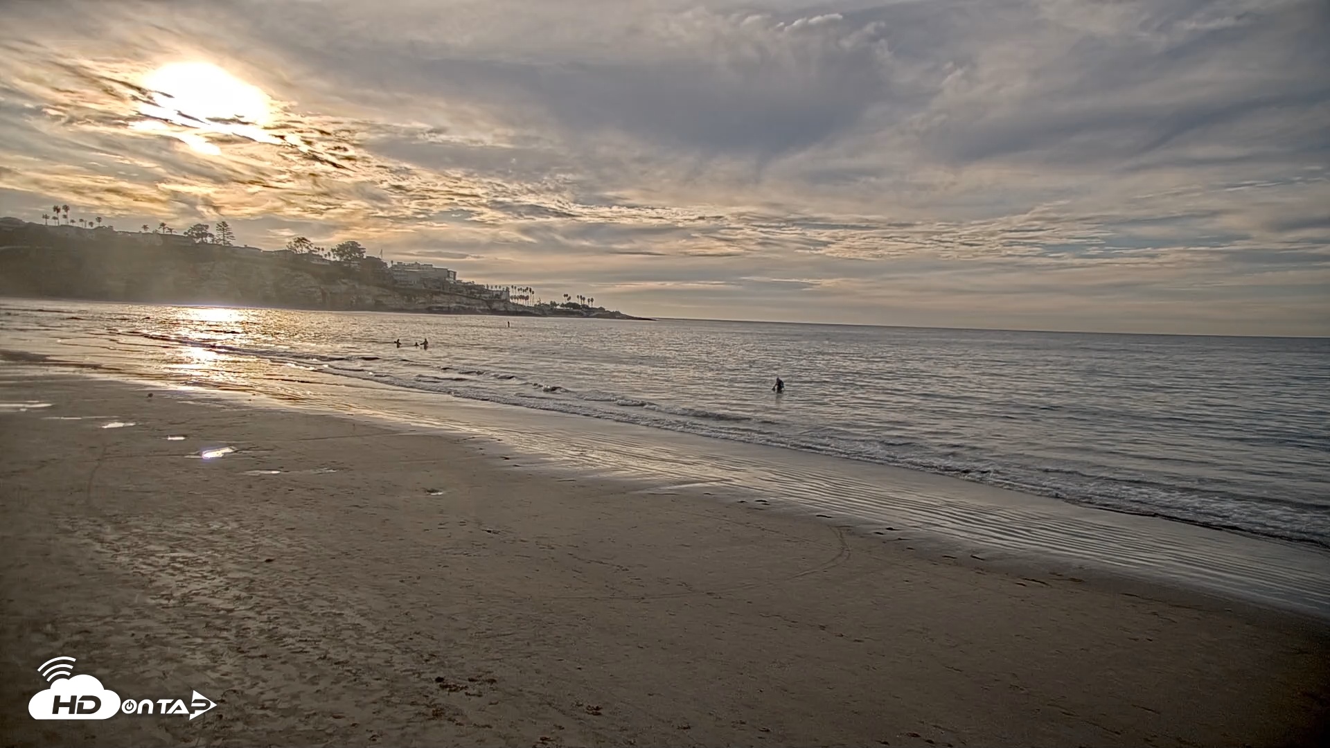Snapshot of La Jolla Shores Live Surf Cam taken Jan 27, 2026, 4:23pm PST