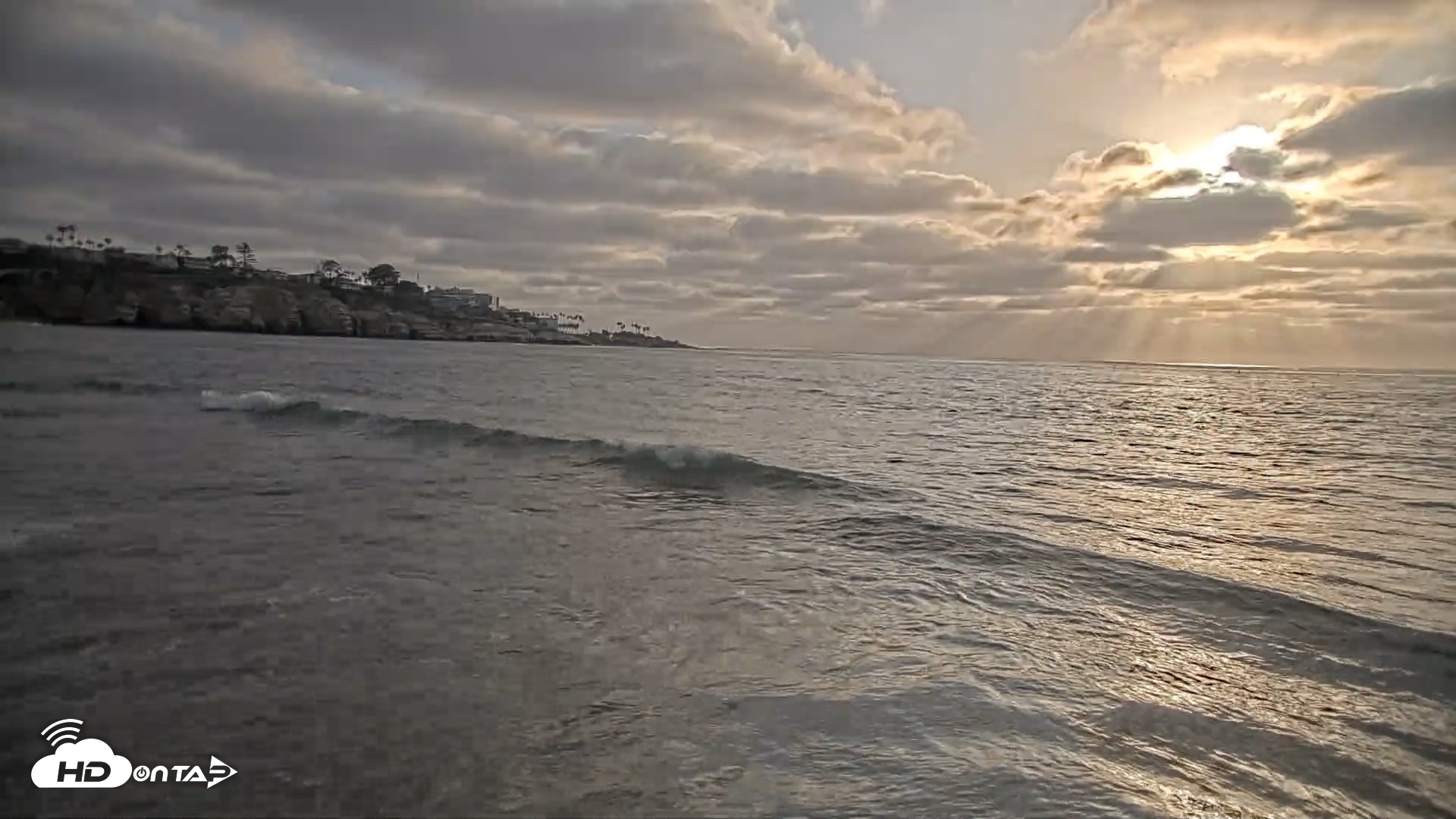 Snapshot of La Jolla Shores Live Surf Cam taken May 14, 2026, 6:55pm PDT