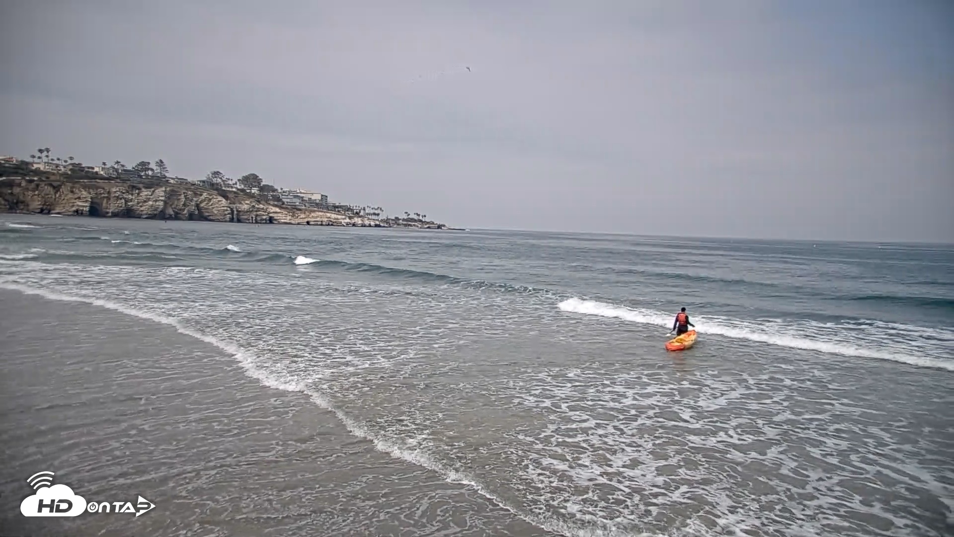 Snapshot of La Jolla Shores Live Surf Cam taken May 1, 2026, 10:29am PDT