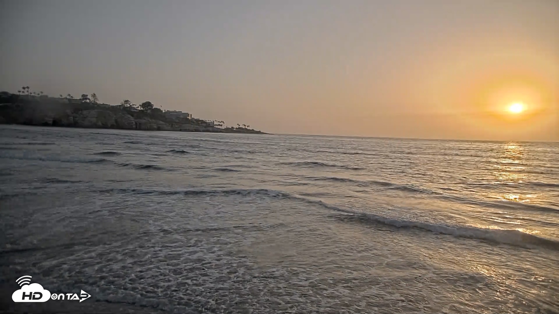 Snapshot of La Jolla Shores Live Surf Cam taken May 18, 2026, 7:23pm PDT