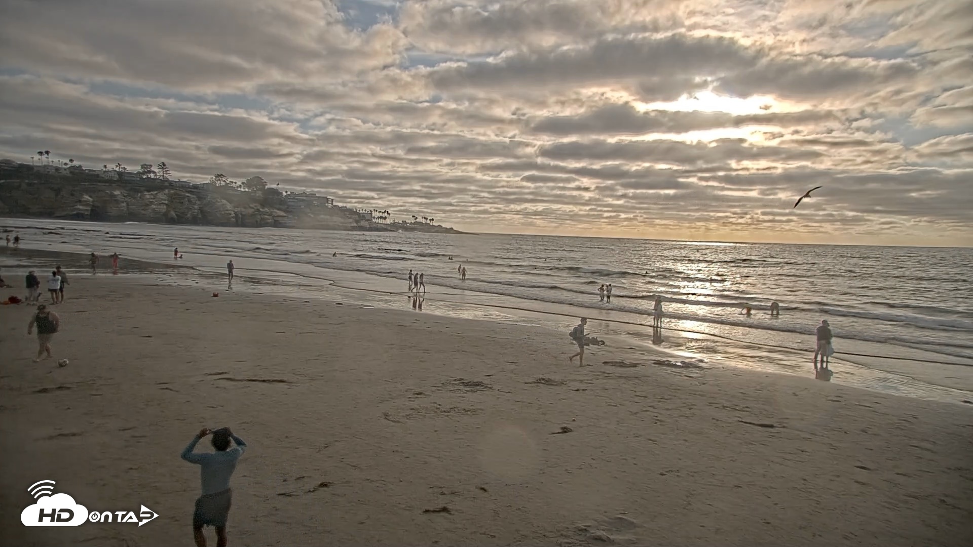 Snapshot of La Jolla Shores Live Surf Cam taken Aug 15, 2026, 6:43pm PDT