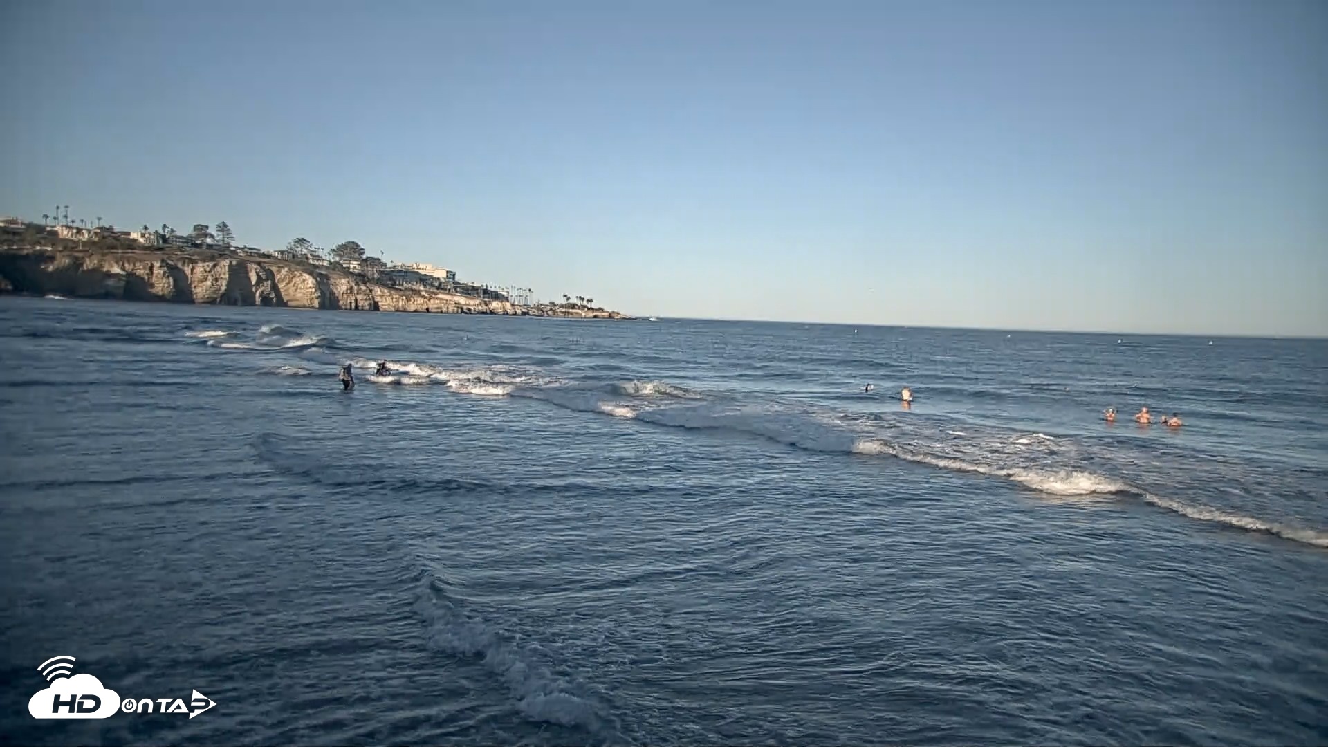 Snapshot of La Jolla Shores Live Surf Cam taken Oct 3, 2026, 7:35am PDT