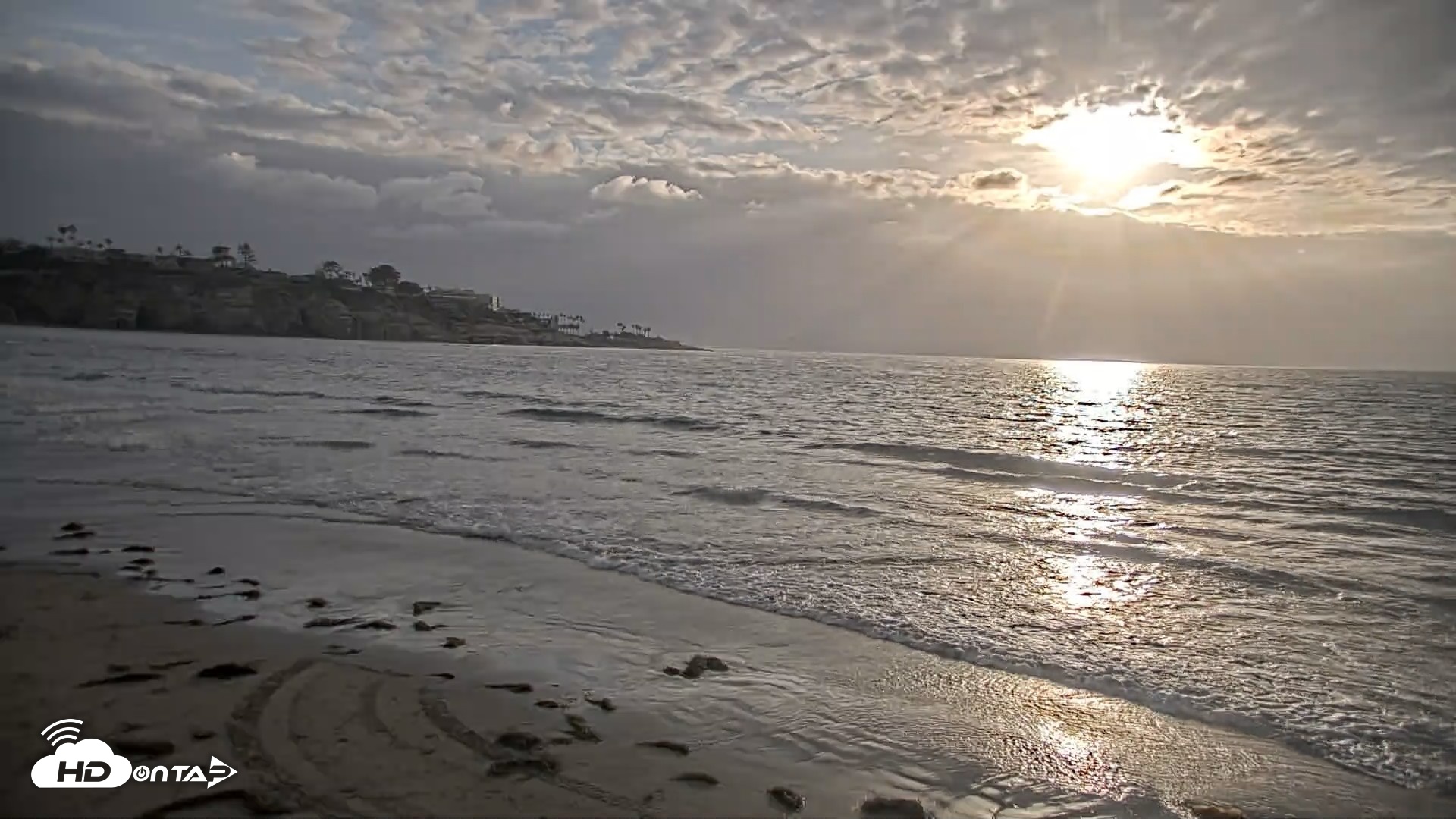Snapshot of La Jolla Shores Live Surf Cam taken May 3, 2026, 6:38pm PDT
