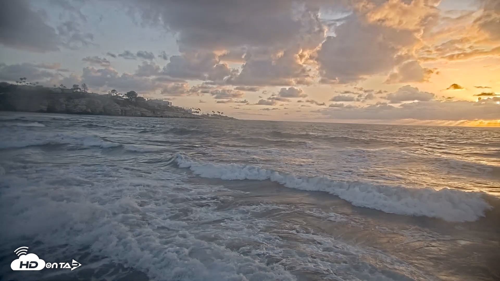 Snapshot of La Jolla Shores Live Surf Cam taken May 27, 2026, 7:36pm PDT