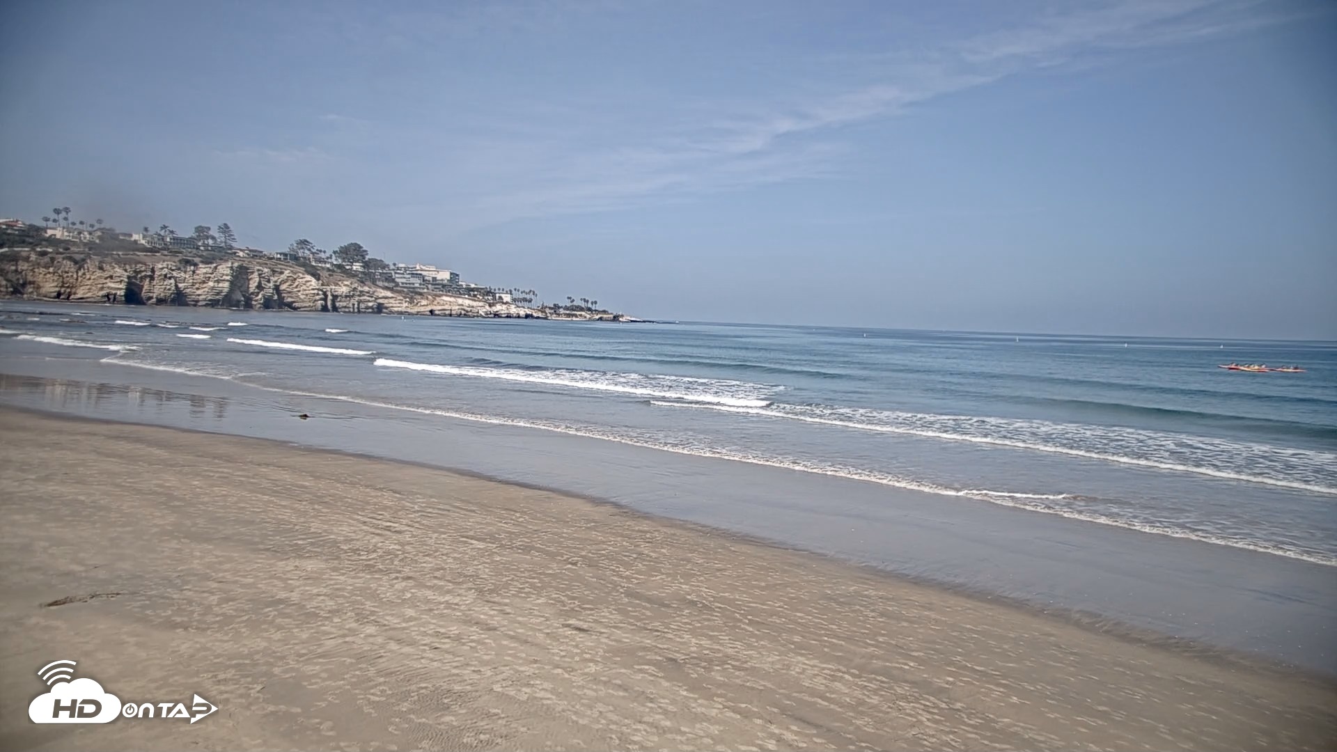Snapshot of La Jolla Shores Live Surf Cam taken May 19, 2026, 10:17am PDT
