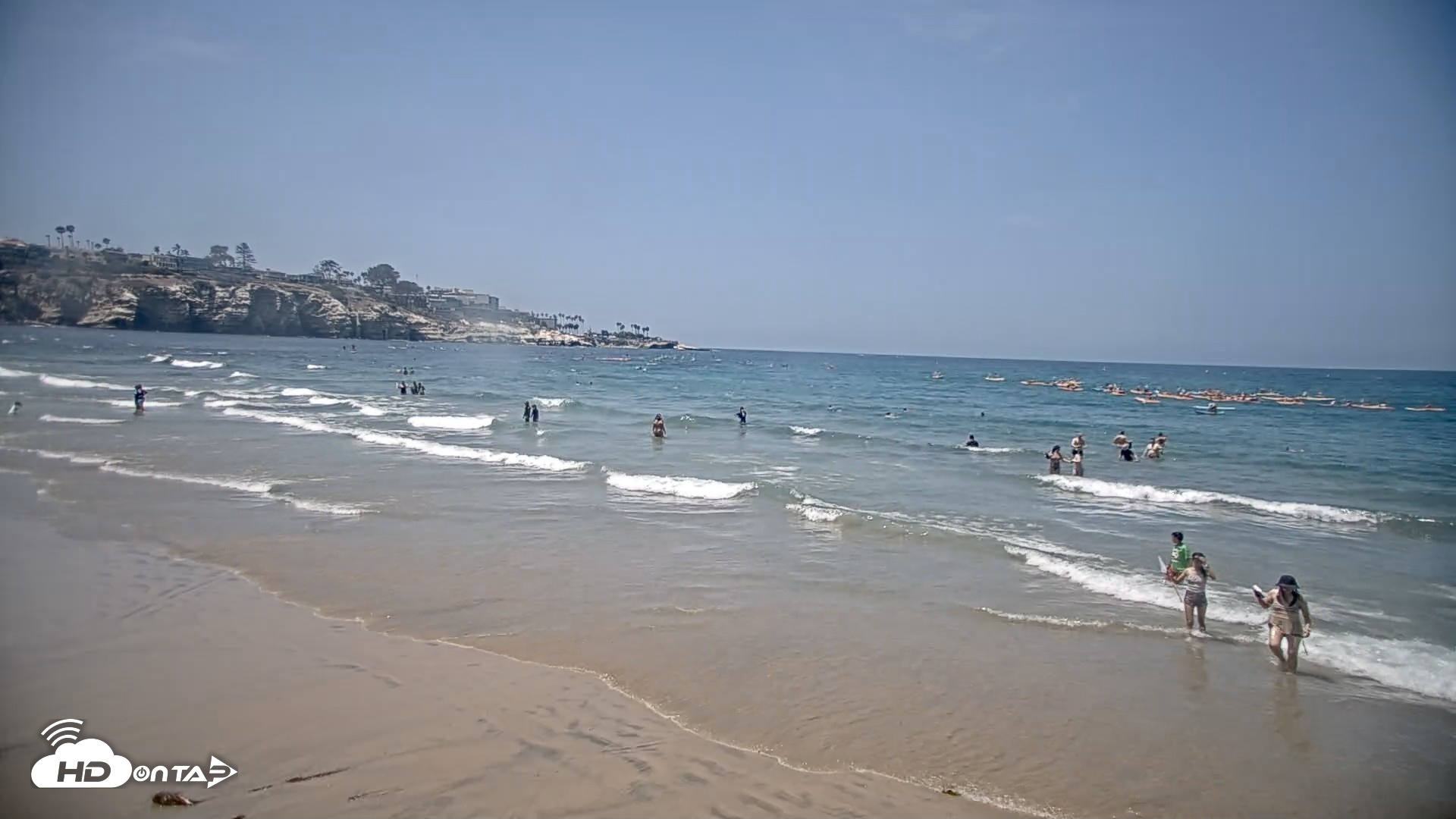 Snapshot of La Jolla Shores Live Surf Cam taken Aug 7, 2026, 12:42pm PDT