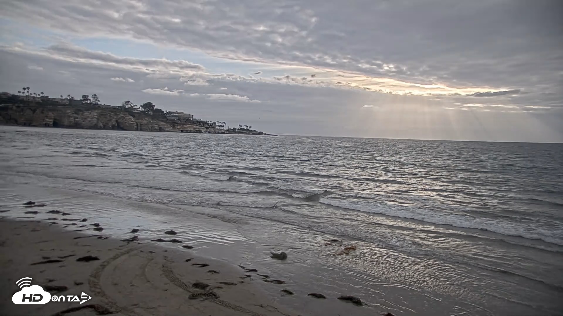 Snapshot of La Jolla Shores Live Surf Cam taken May 3, 2026, 6:27pm PDT