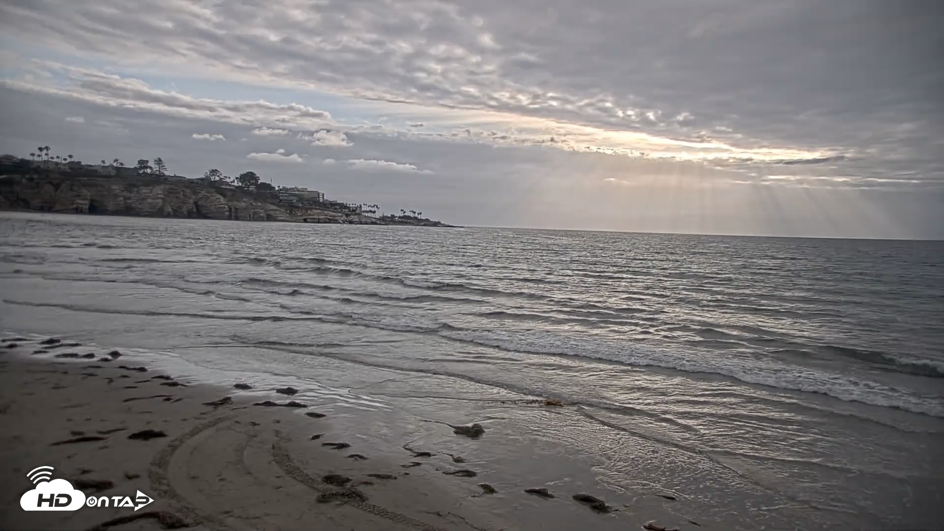 Snapshot of La Jolla Shores Live Surf Cam taken May 3, 2026, 6:25pm PDT