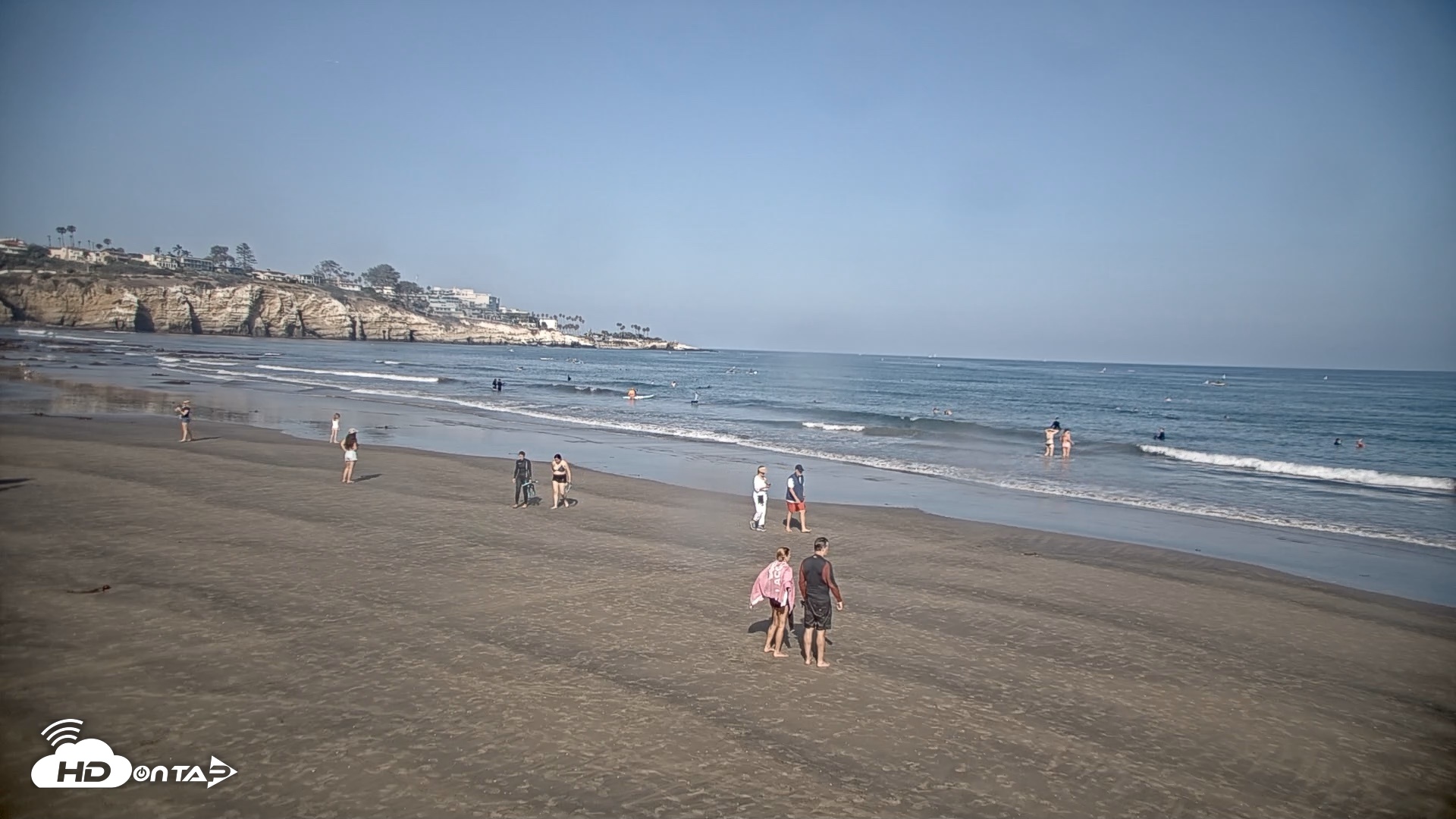 Snapshot of La Jolla Shores Live Surf Cam taken Jul 19, 2026, 8:42am PDT