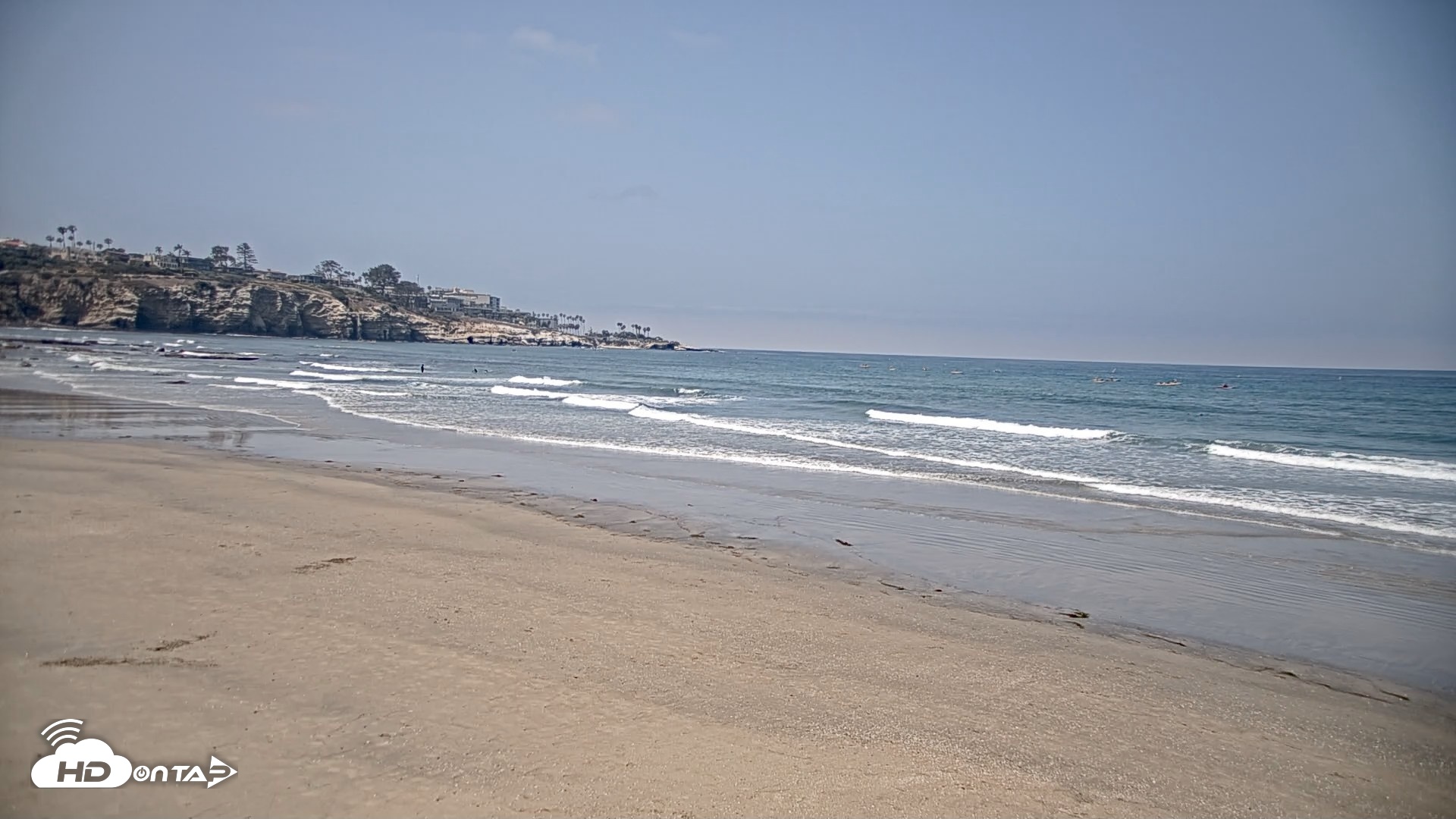 Snapshot of La Jolla Shores Live Surf Cam taken May 8, 2026, 12:24pm PDT
