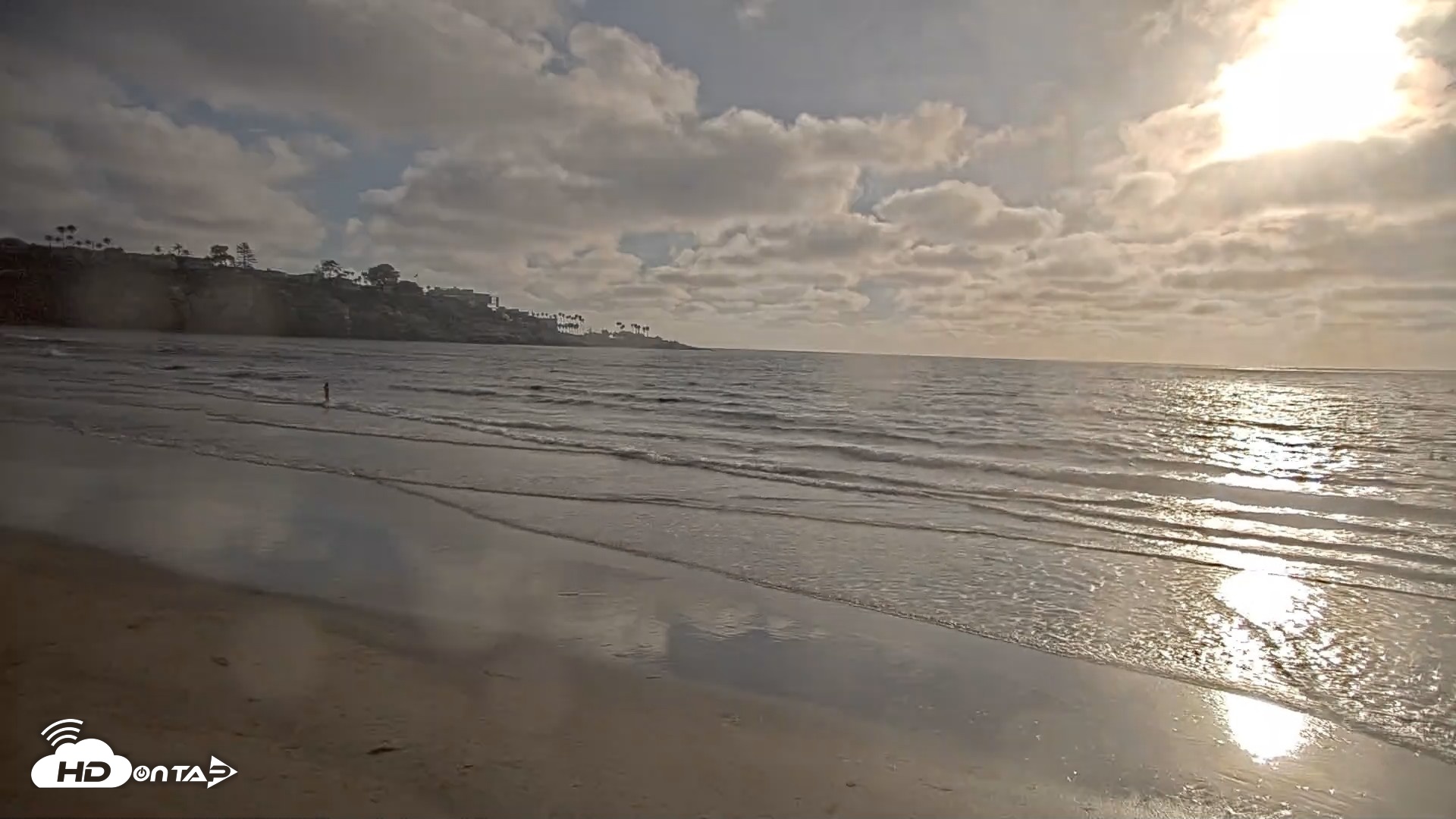 Snapshot of La Jolla Shores Live Surf Cam taken Jul 5, 2026, 6:56pm PDT