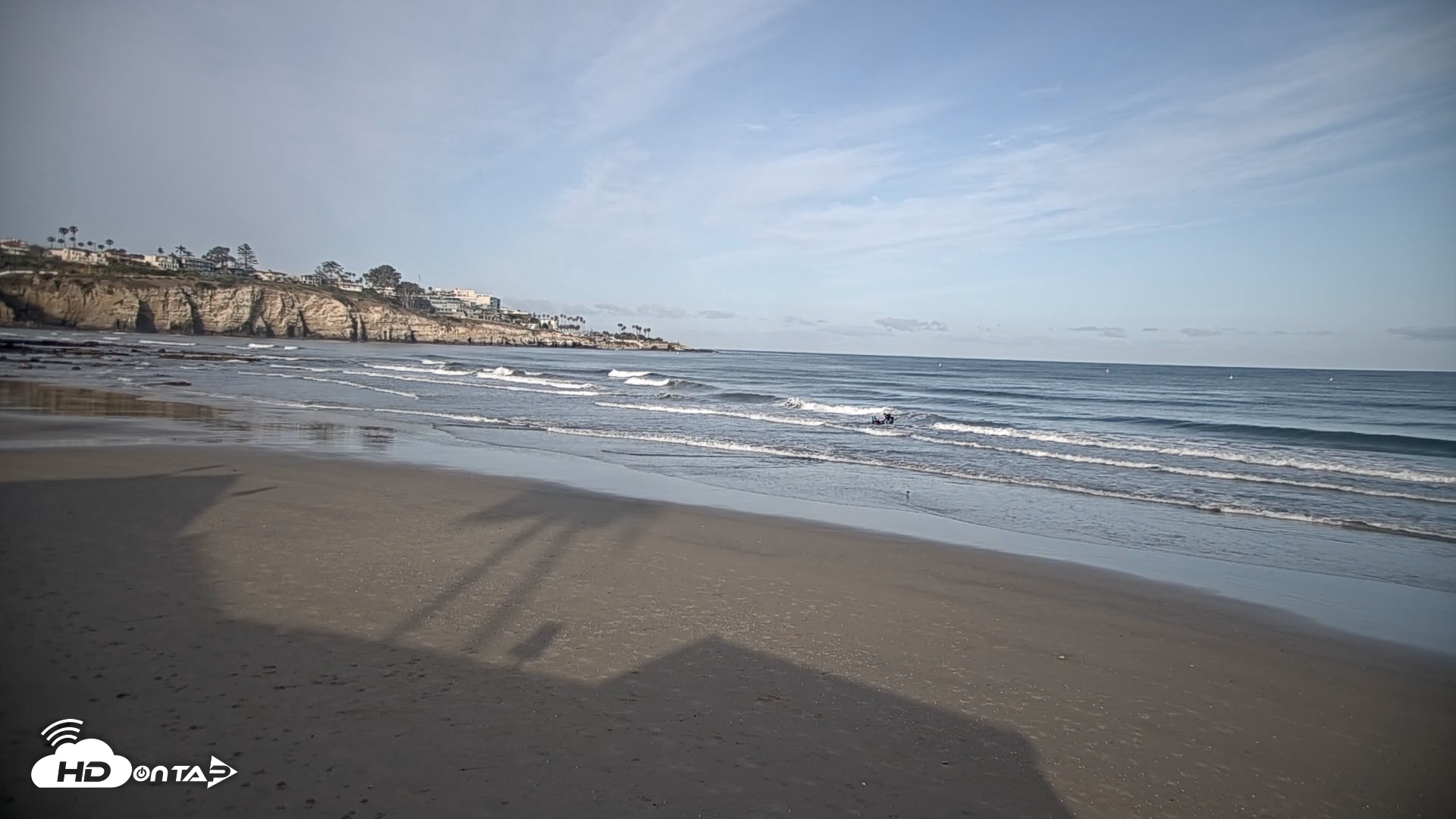 Snapshot of La Jolla Shores Live Surf Cam taken Apr 23, 2026, 7:33am PDT