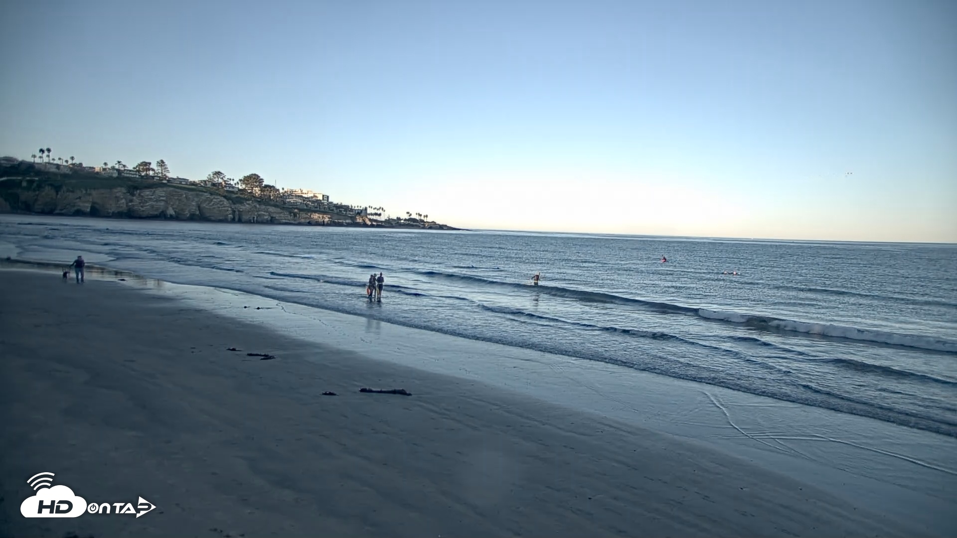 Snapshot of La Jolla Shores Live Surf Cam taken Jan 11, 2026, 7:37am PST