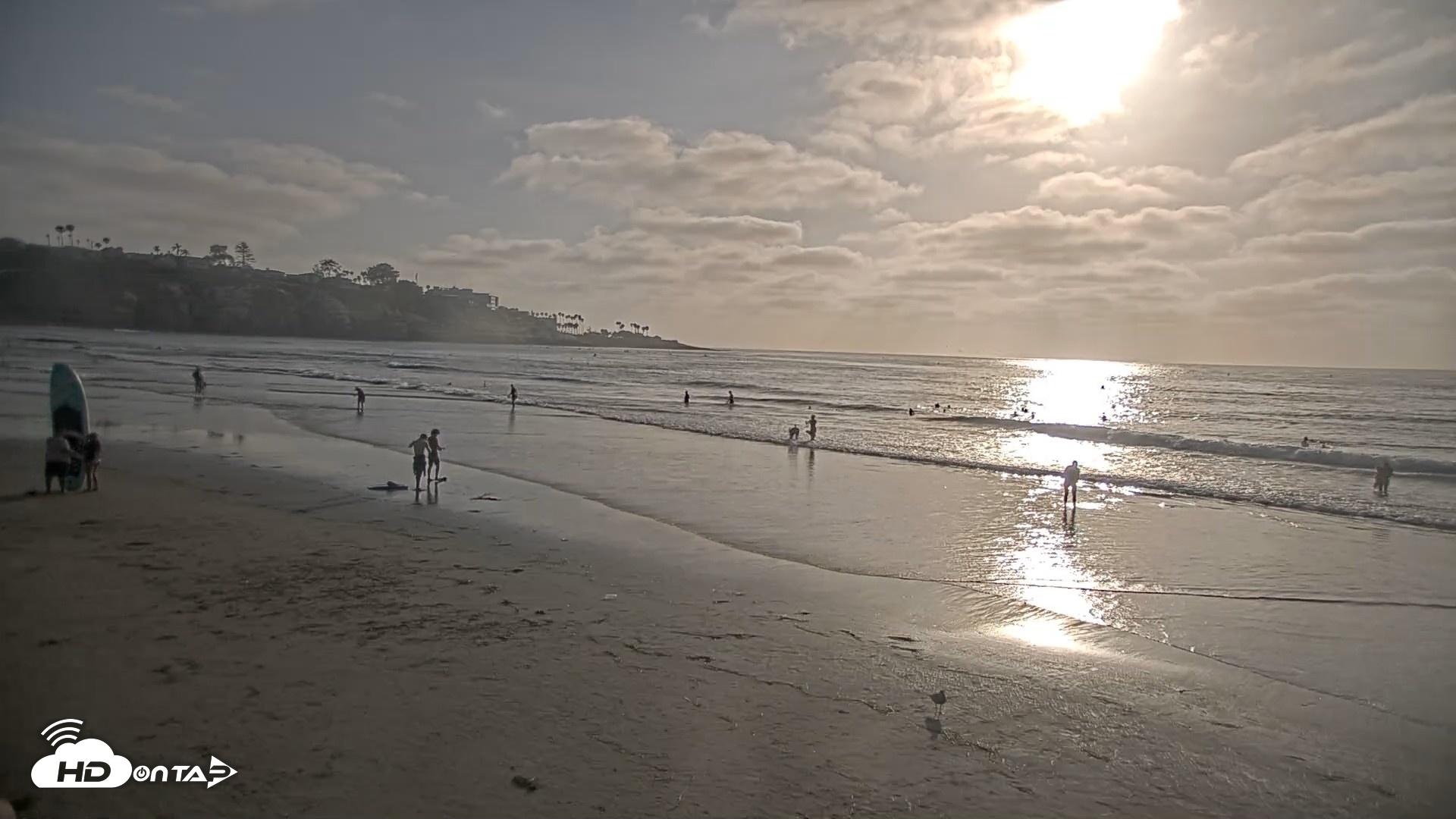 Snapshot of La Jolla Shores Live Surf Cam taken Aug 3, 2026, 6:28pm PDT