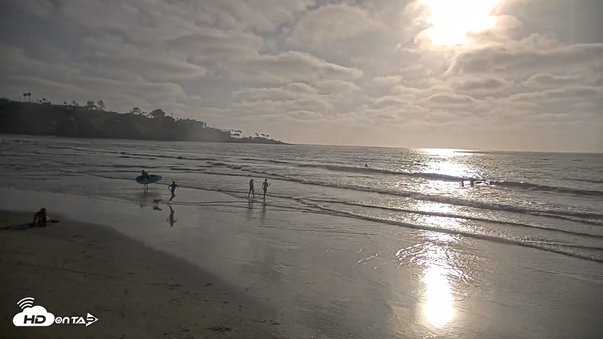 Snapshot of La Jolla Shores Live Surf Cam taken Jul 31, 2026, 6:27pm PDT