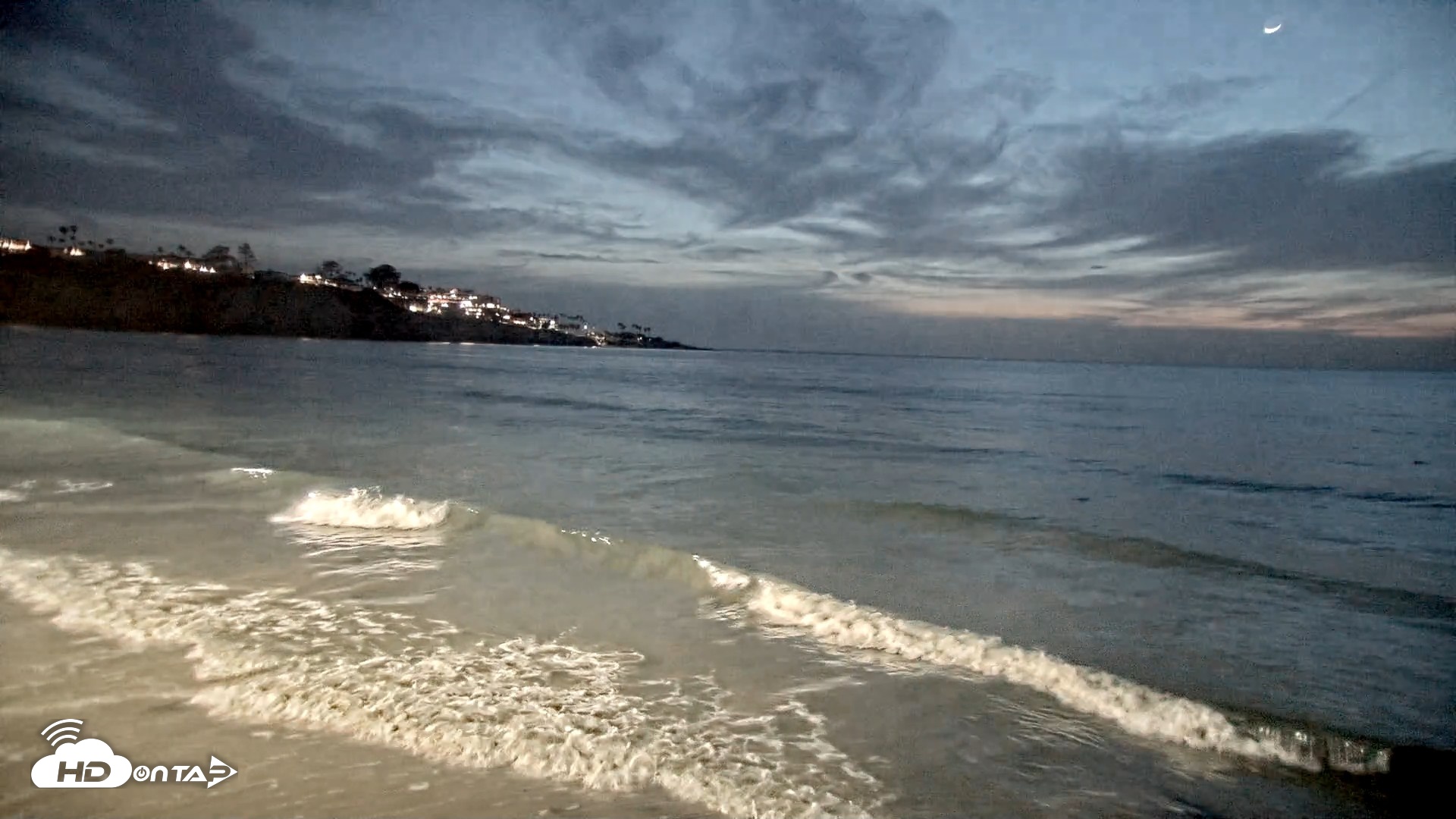 Snapshot of La Jolla Shores Live Surf Cam taken Apr 18, 2026, 7:57pm PDT