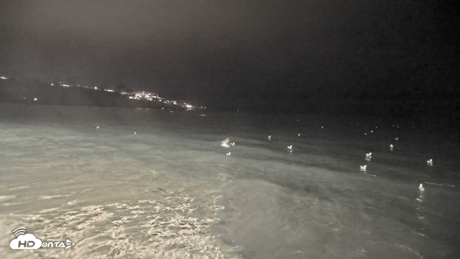 Snapshot of La Jolla Shores Live Surf Cam taken May 2, 2026, 9:38pm PDT