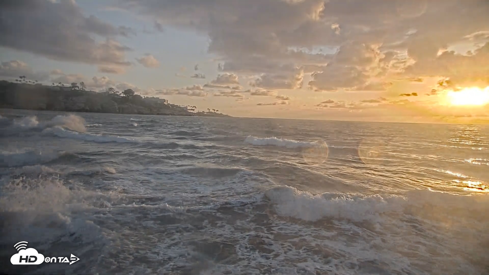 Snapshot of La Jolla Shores Live Surf Cam taken May 27, 2026, 7:28pm PDT