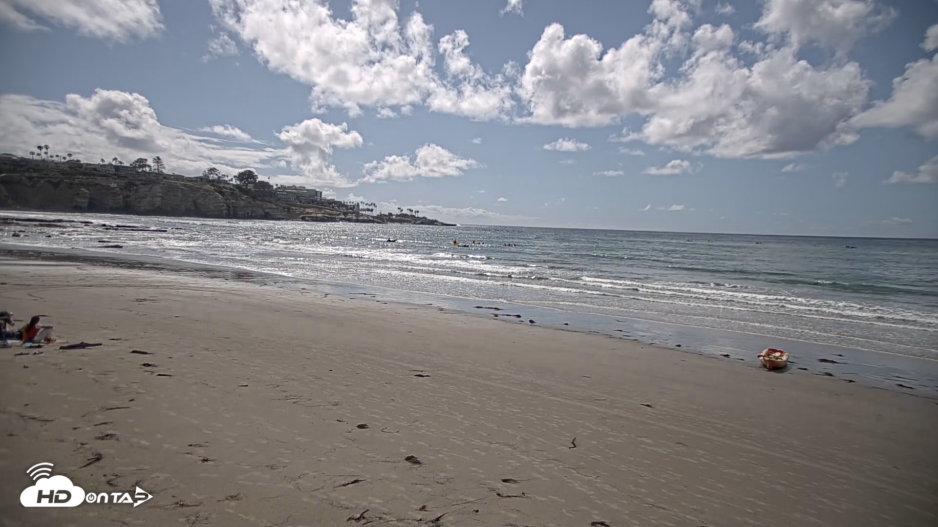 Snapshot of La Jolla Shores Live Surf Cam taken Apr 13, 2026, 3:24pm PDT