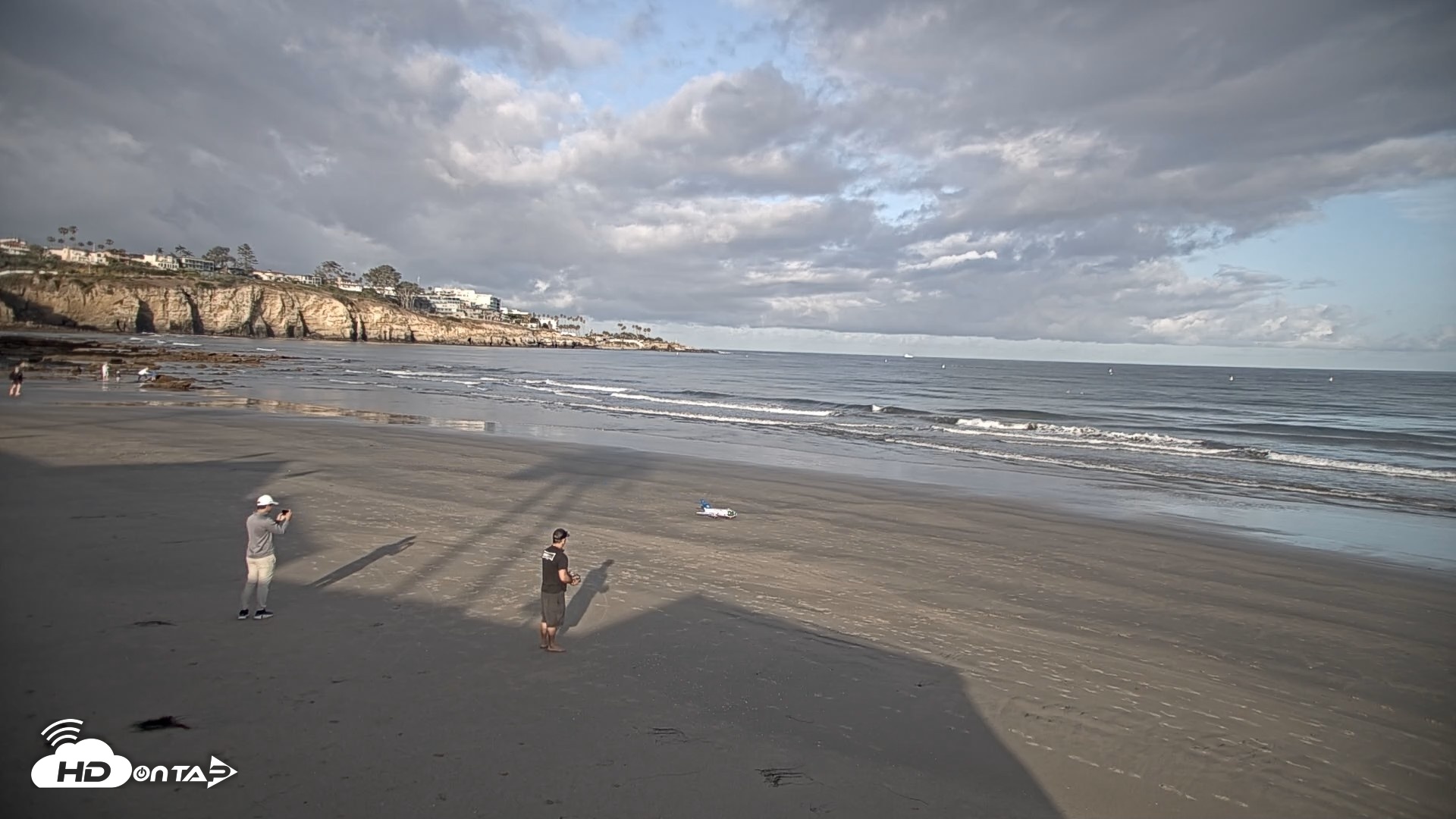 Snapshot of La Jolla Shores Live Surf Cam taken Apr 22, 2026, 7:23am PDT