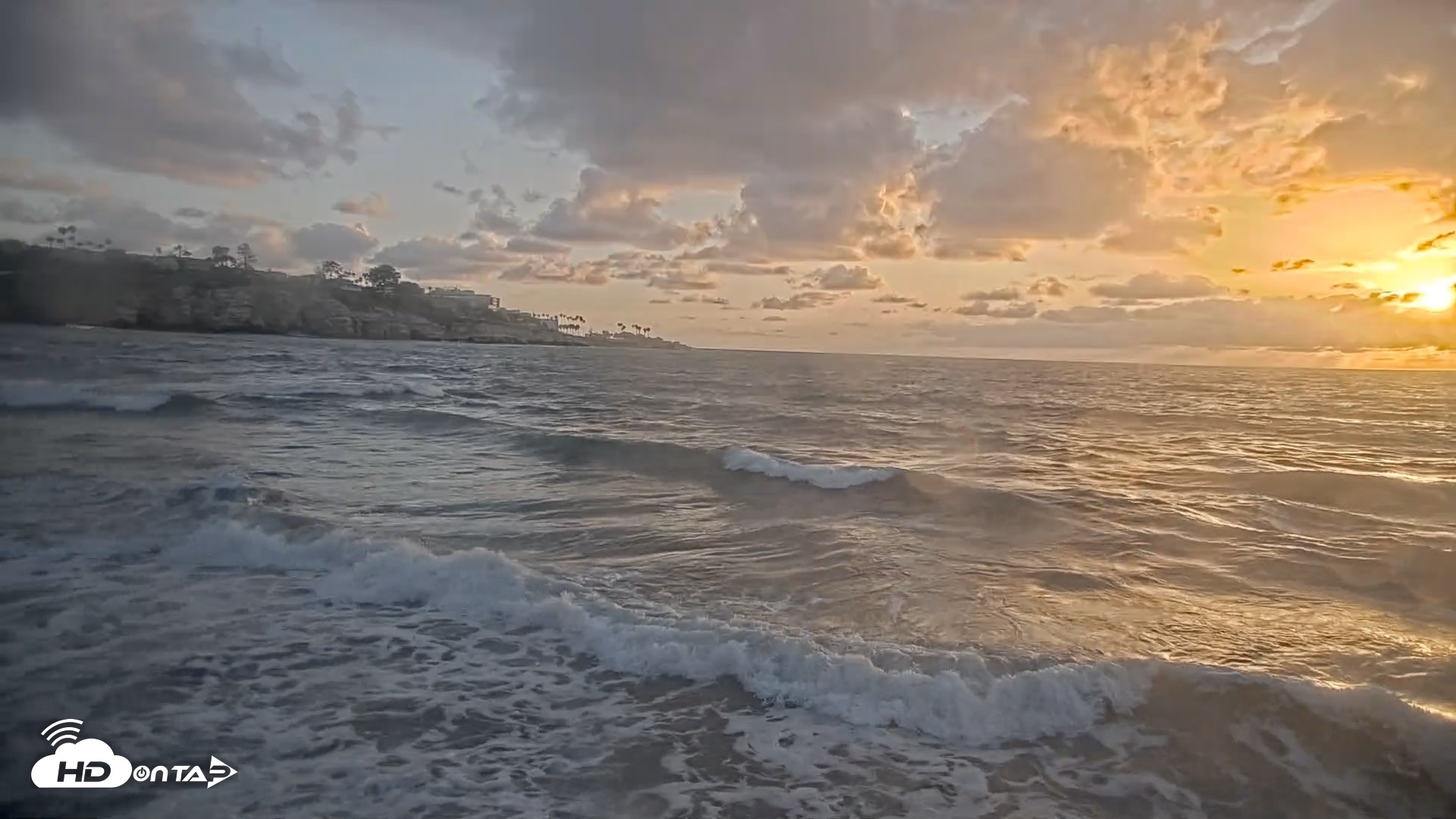 Snapshot of La Jolla Shores Live Surf Cam taken May 27, 2026, 7:32pm PDT