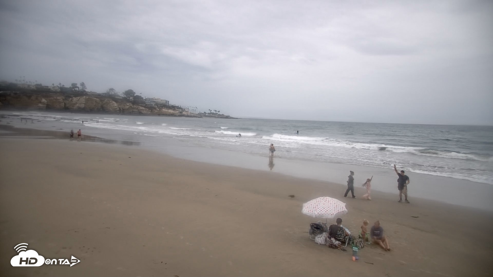 Snapshot of La Jolla Shores Live Surf Cam taken Oct 10, 2026, 3:19pm PDT
